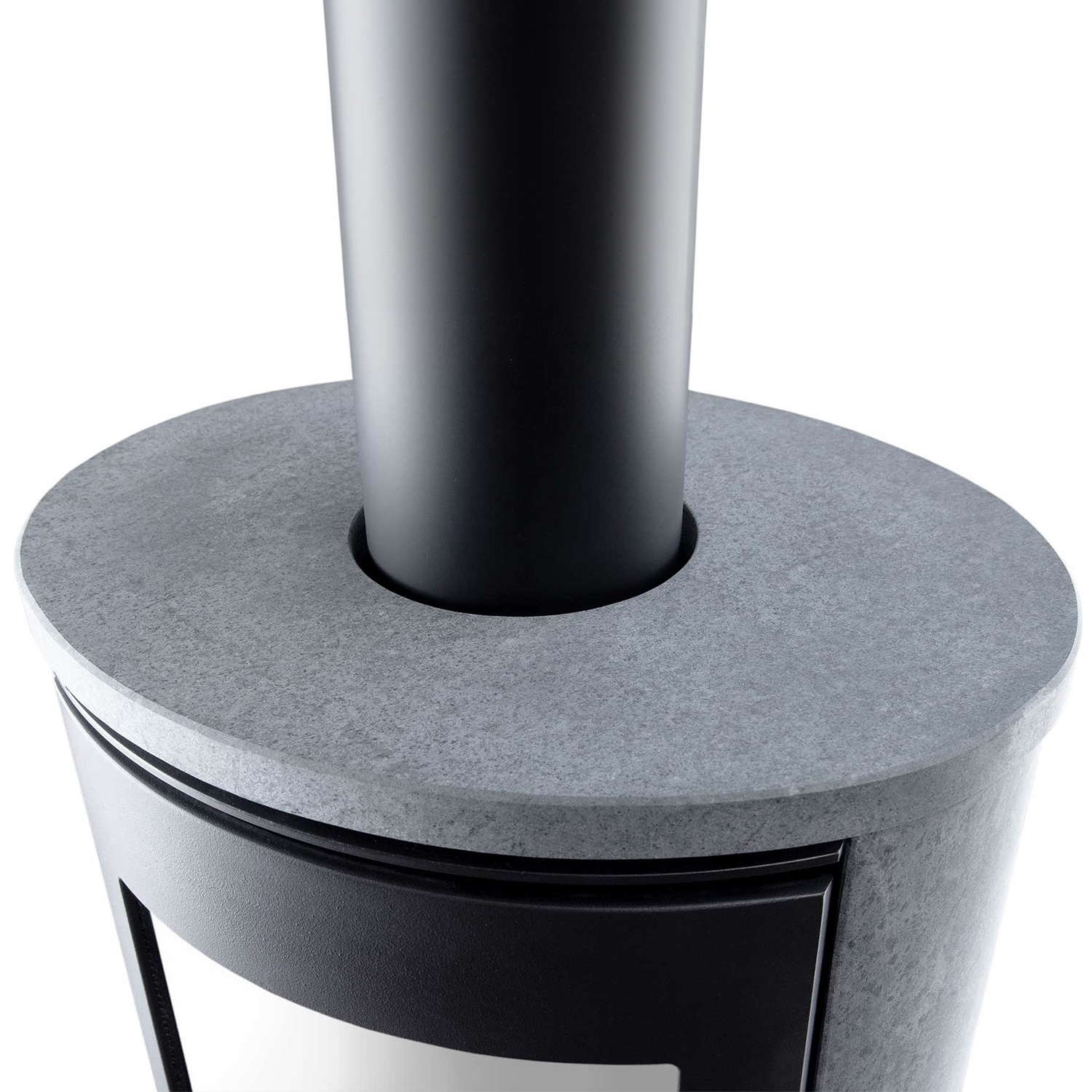 Novaline Zara Kaminofen Stahl Schwarz / Speckstein-Optik Novaline Zara Kaminofen Stahl Schwarz / Speckstein-Optik