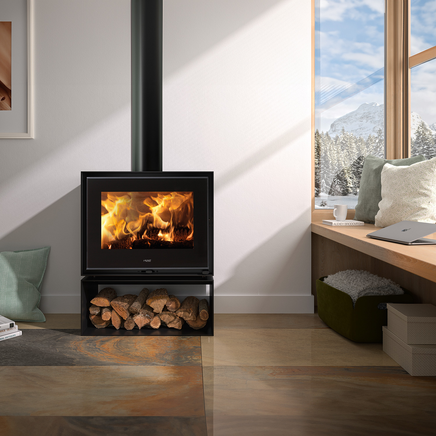 Kunst Stoves Wengue Store 2.0 Kaminofen
