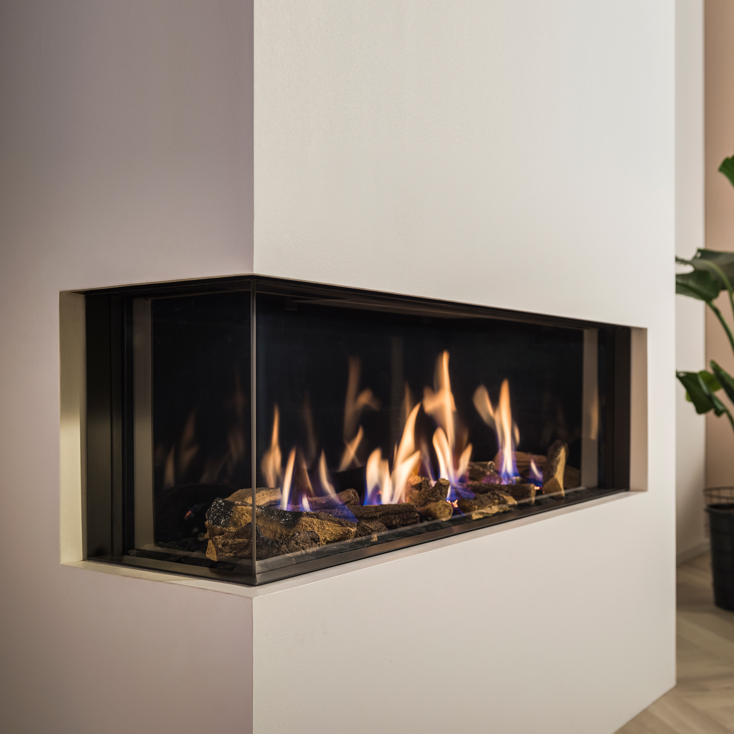 Trimline Fires Trimline 120 Corner Left Gas Kamineinsatz G30/G31