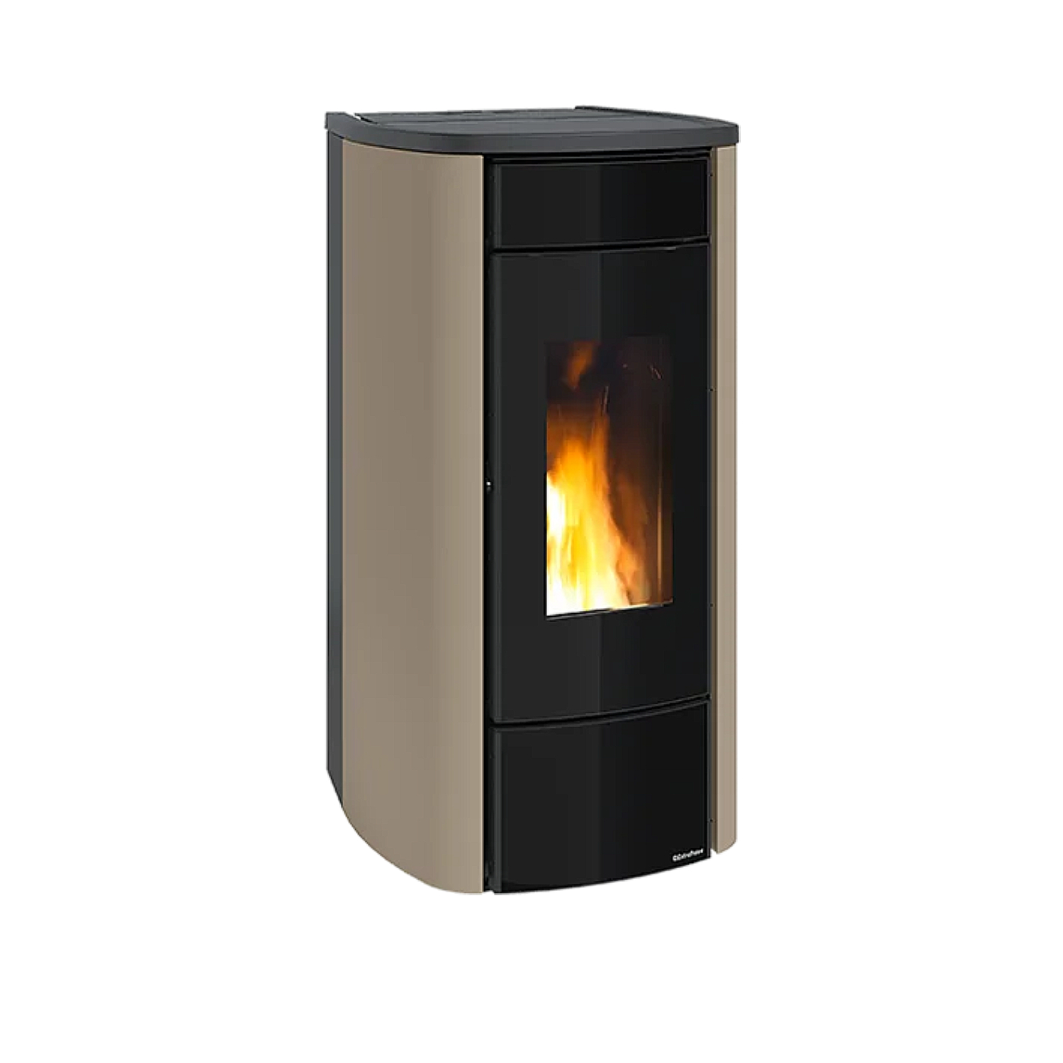 Extraflame Miriana Idro H16 wasserführender Pelletofen taupe matt Evolution Line