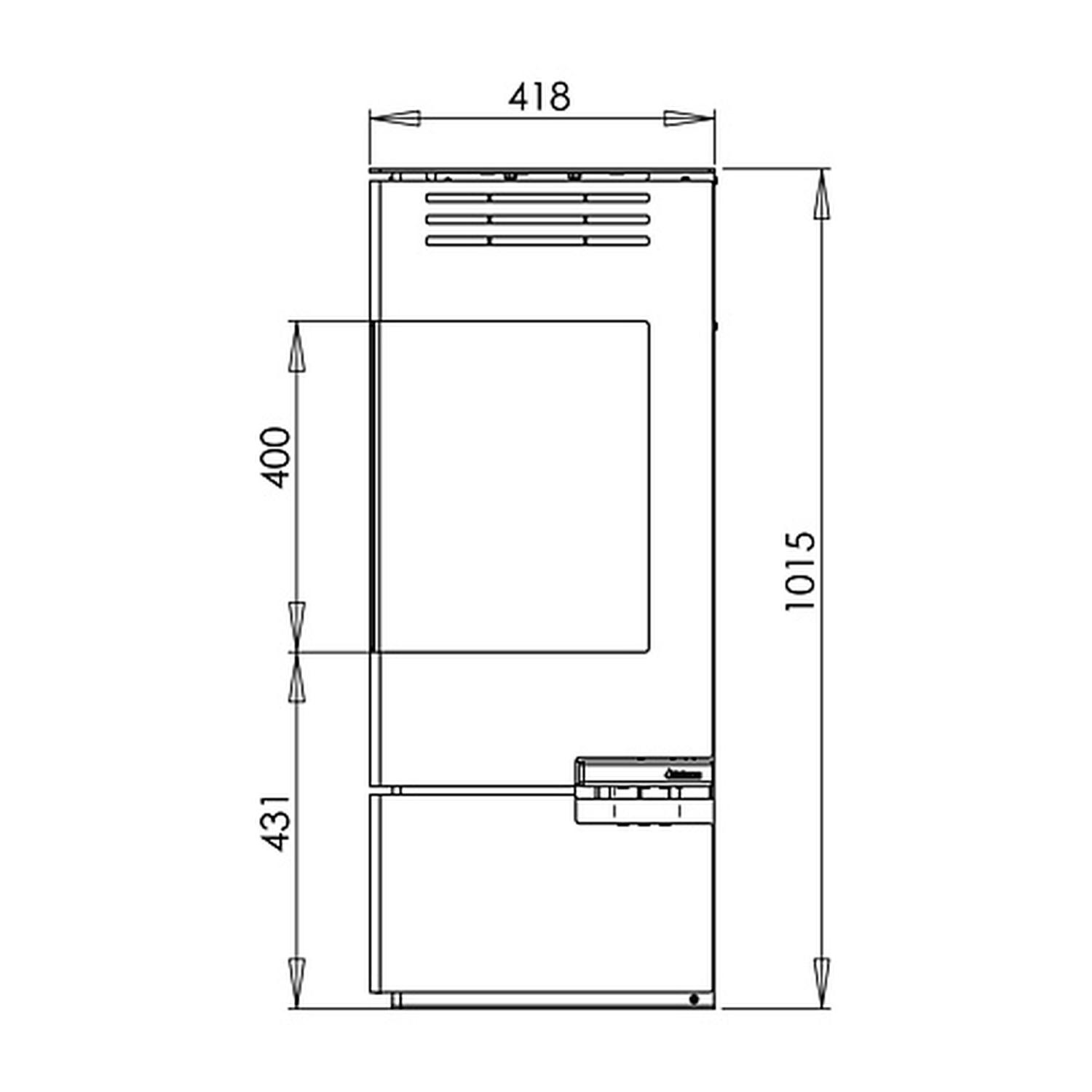 Aduro 12 Kaminofen Schwarz