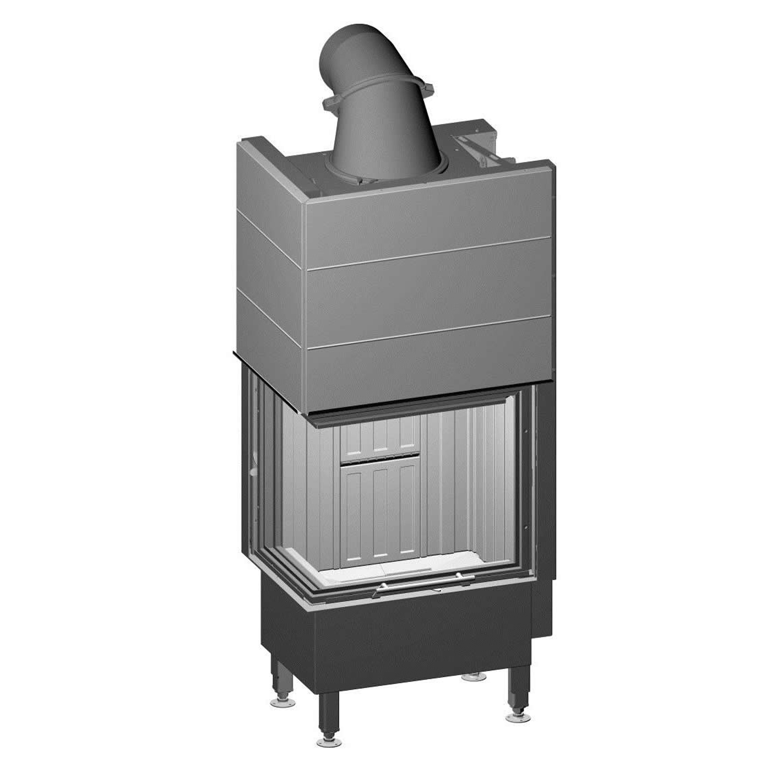 Spartherm Varia 2R-55h H2O Kamineinsatz wasserführend Ecke