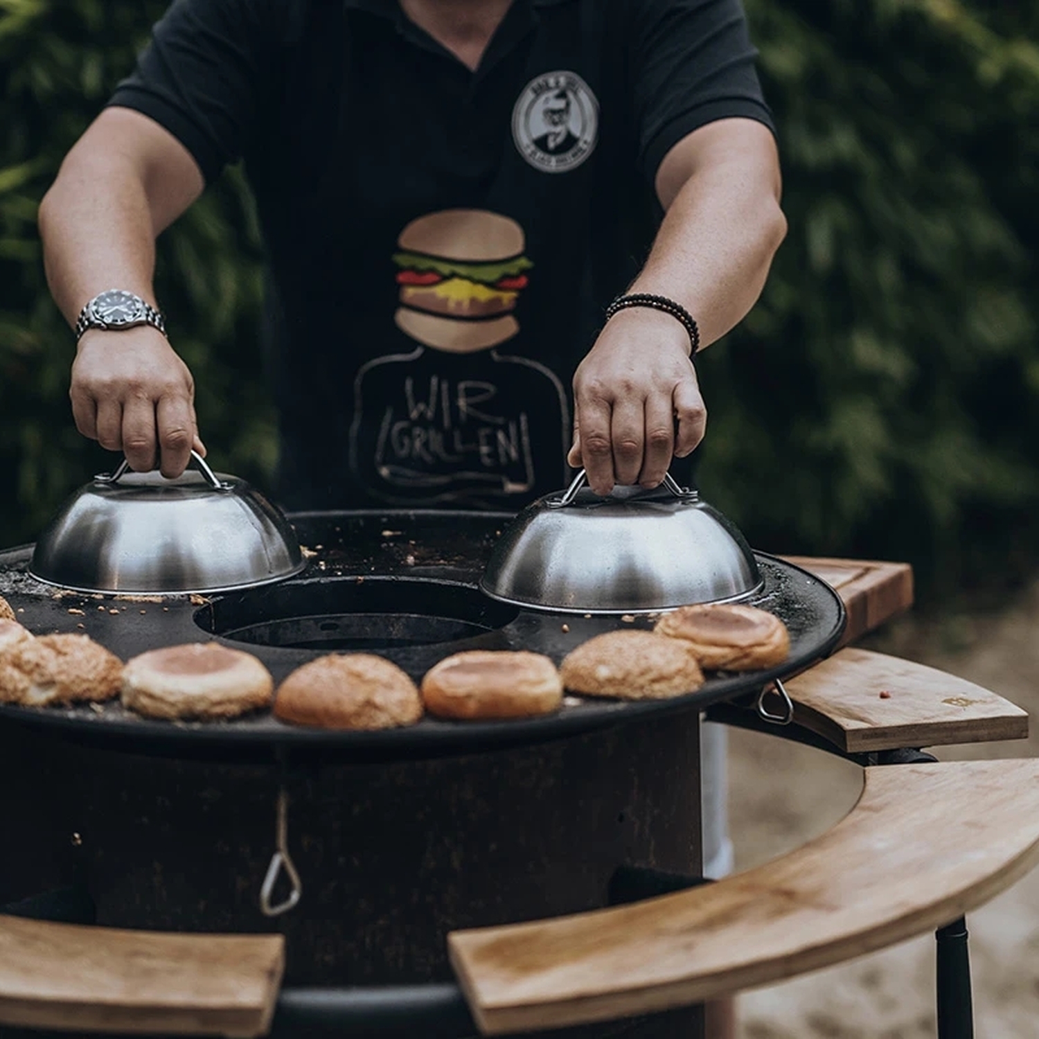 Moesta Burgercover Schmelzabdeckung für Feuerplatte 2er Set