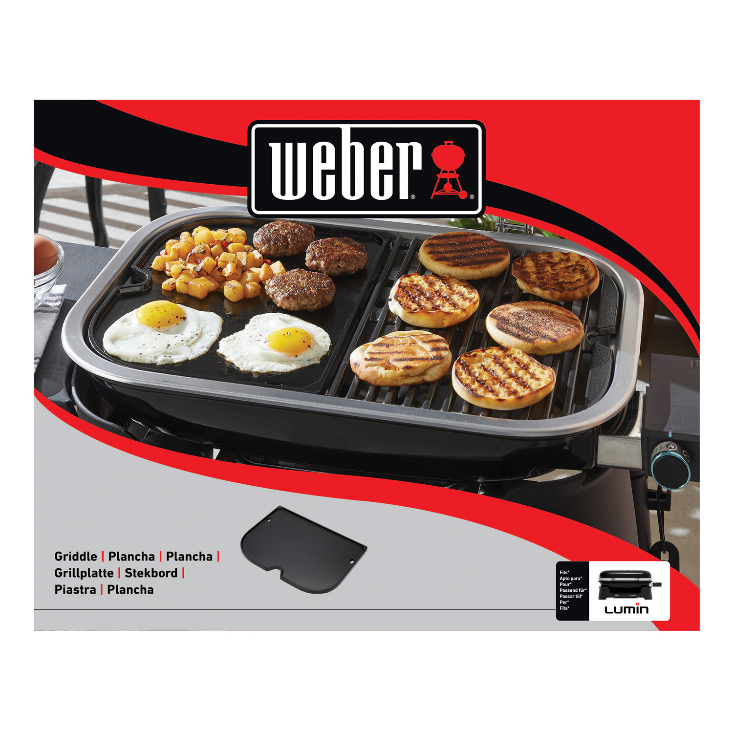 Weber Grillplatte für Lumin-Grills Weber Grillplatte für Lumin-Grills