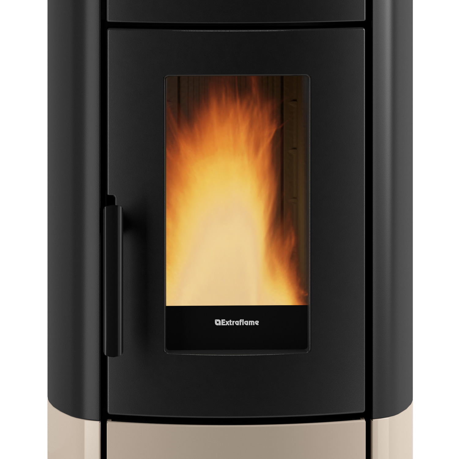 Extraflame Evolution Line Noris Plus Pelletofen Stahl Taubengrau