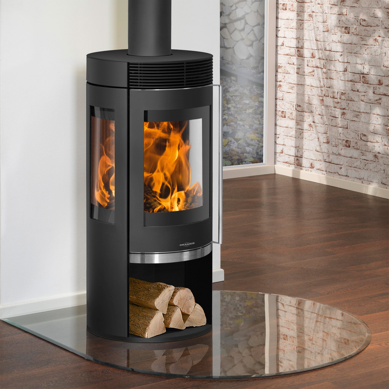 Oranier Rota TRE 2.0 Kaminofen Stahl Schwarz Oranier Rota TRE 2.0 Kaminofen Stahl Schwarz