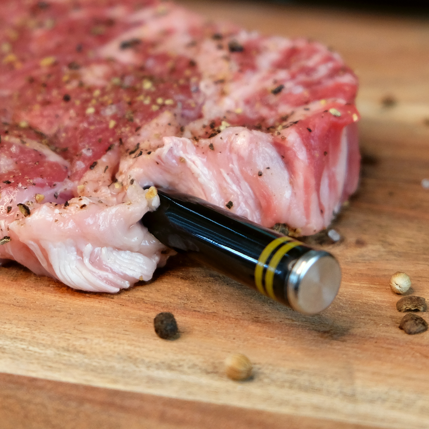 The MeatStick Einzelstick Temperaturfühler Gelb