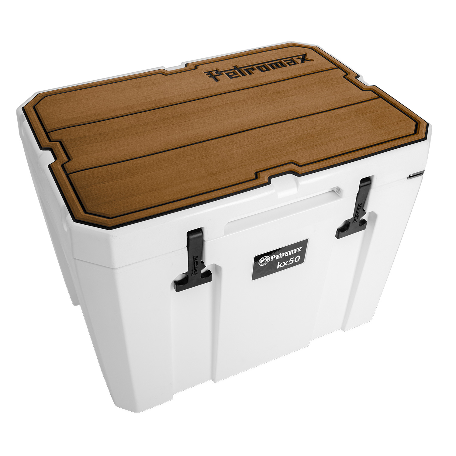 Petromax Haft-Auflage für Kühlbox kx50 Braun mit Linien