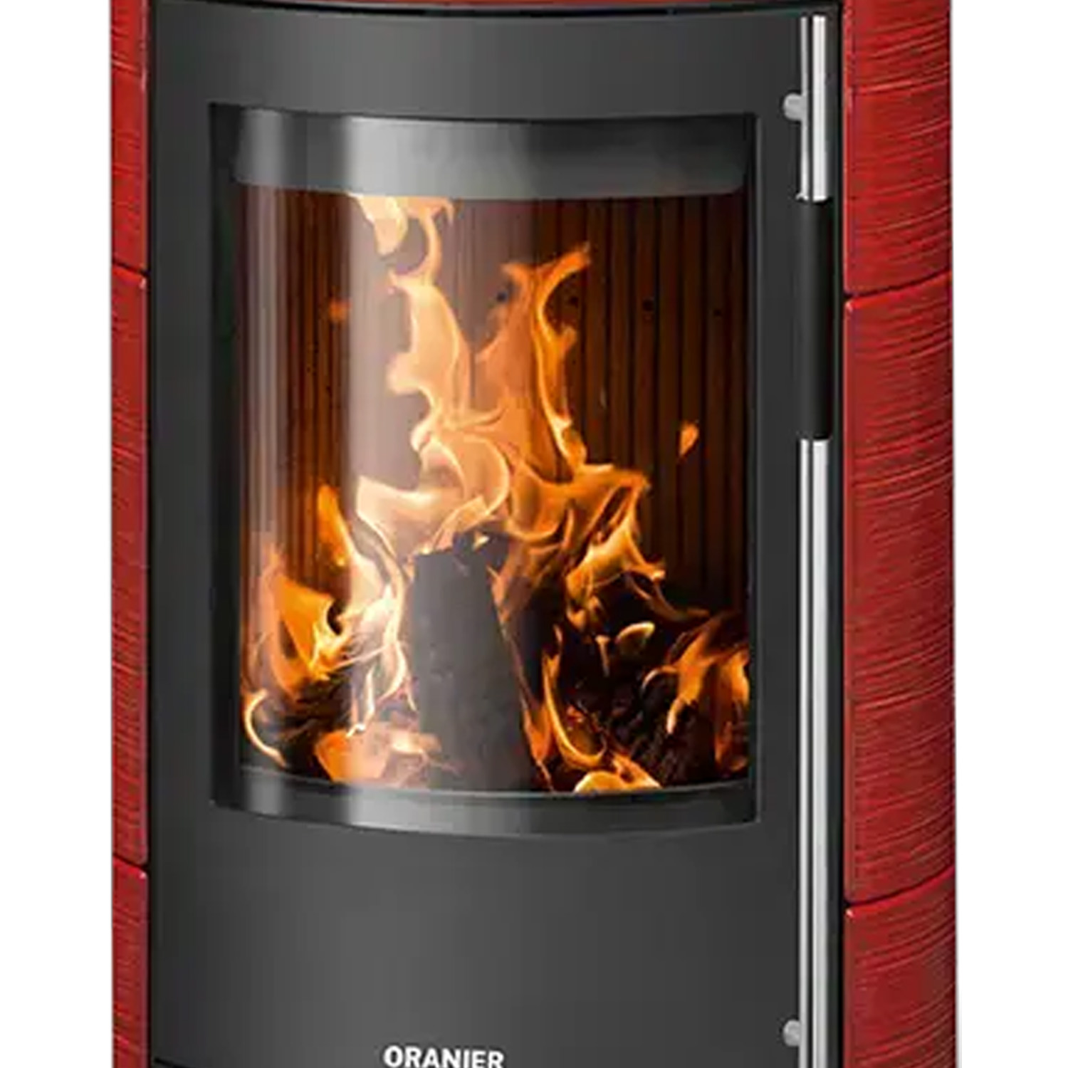 Oranier Polar Neo 8 Kaminofen Keramik Paprikarot