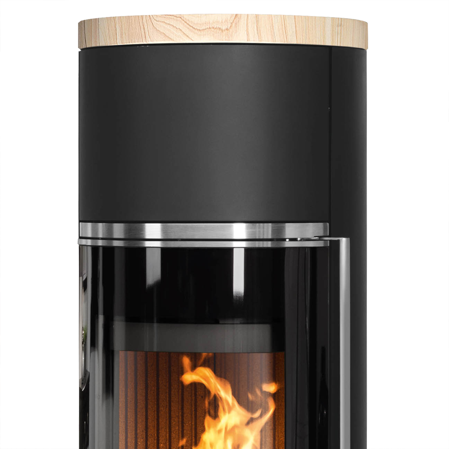 Oranier Arena W+ 2.0 Kaminofen Stahl Schwarz mit Abdeckplatte Sandstein Oranier Arena W+ 2.0 Kaminofen Stahl Schwarz mit Abdeckplatte Sandstein