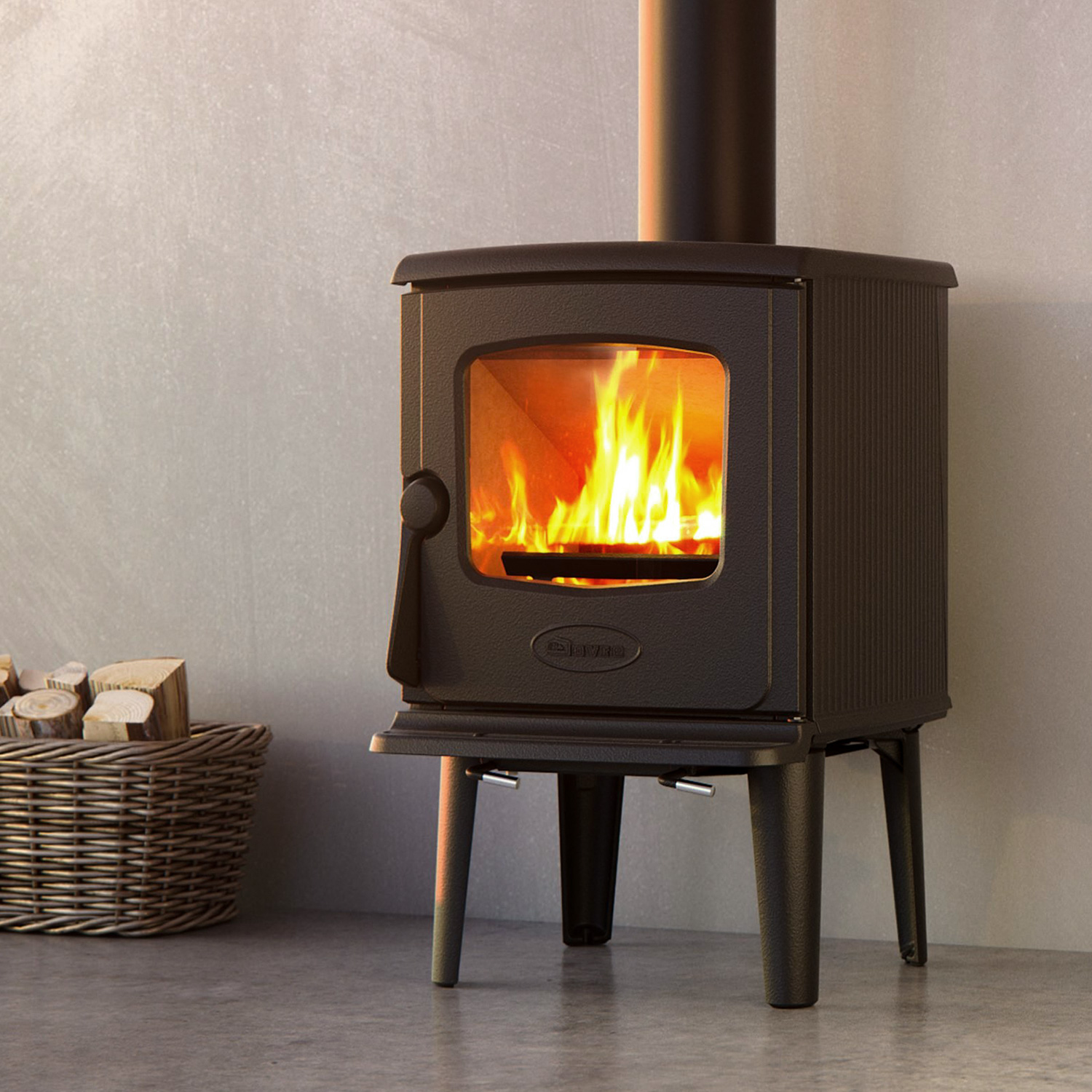 Dovre 325 CB Kaminofen Gusseisen Schwarz Dovre 325 CB Kaminofen Gusseisen Schwarz