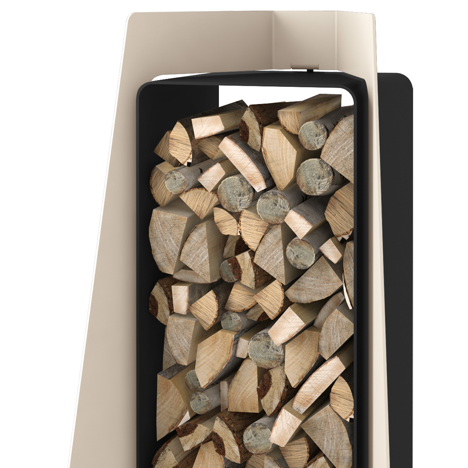 HS Flamingo Deluxe 3 Holzregal Creme HS Flamingo Deluxe 3 Holzregal Creme