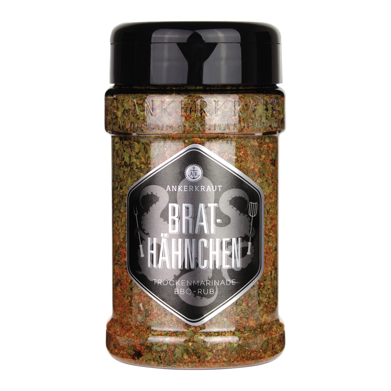 Ankerkraut BBQ-Rub Brathähnchen Gewürz 200 g Streuer
