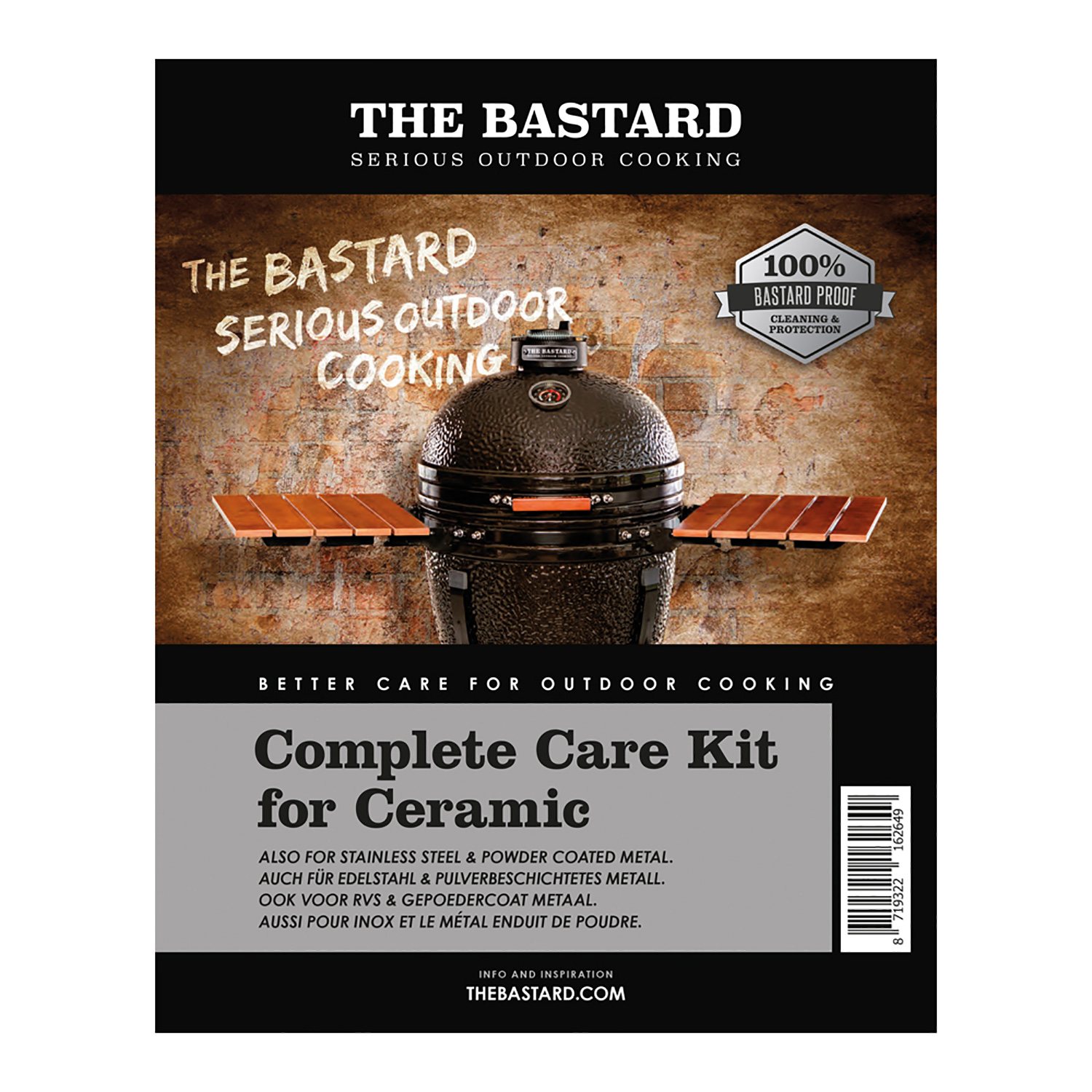The Bastard Reinigungsset für Keramikgrills, 2x 500 ml The Bastard Reinigungsset für Keramikgrills, 2x 500 ml