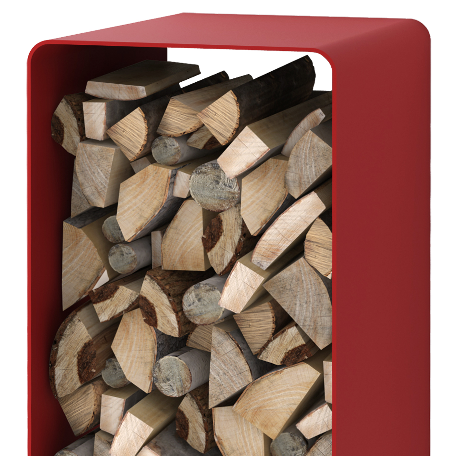 HS Flamingo Deluxe 1 Holzregal Rot