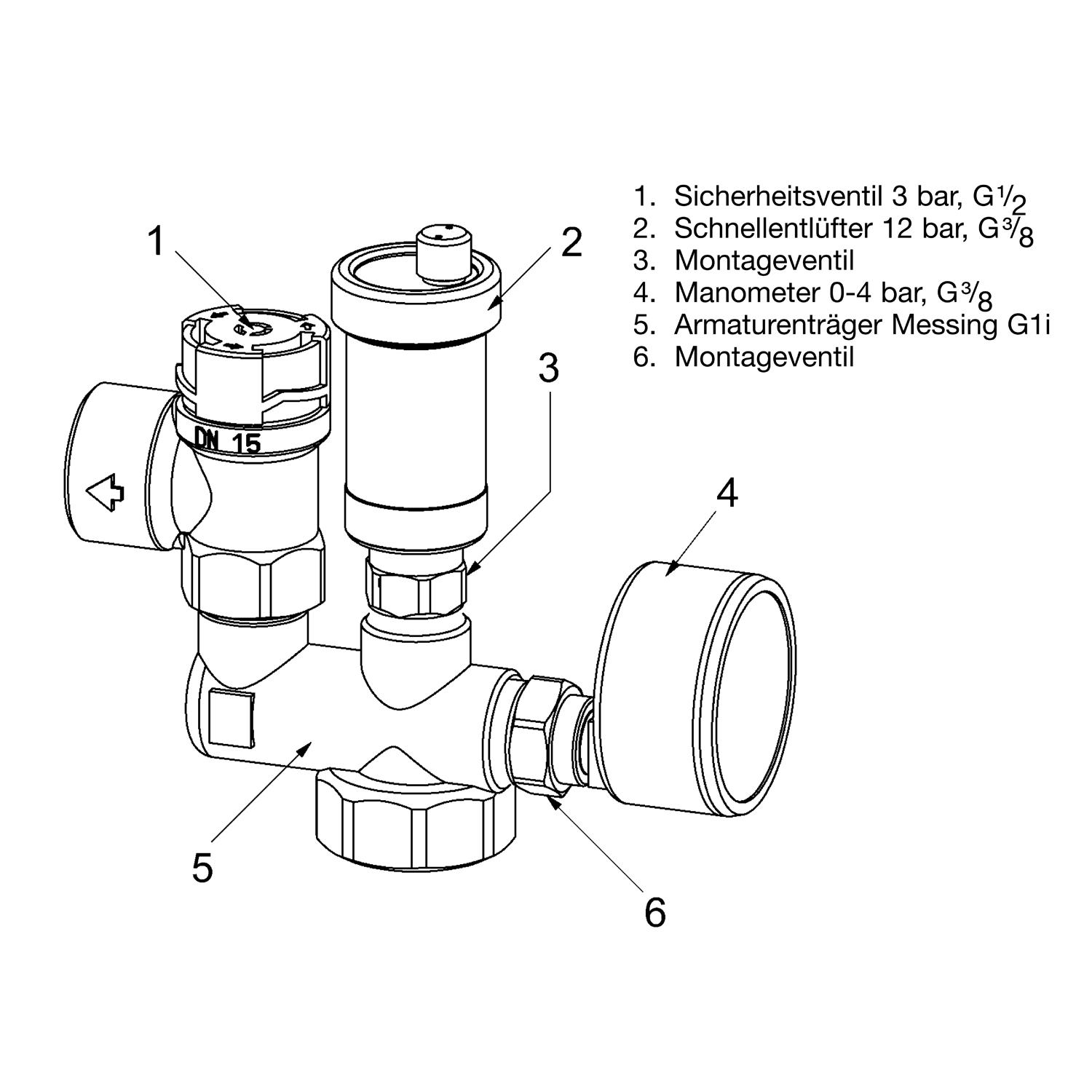 Afriso Kesselsicherheitsgruppe KSG mini Afriso Kesselsicherheitsgruppe KSG mini