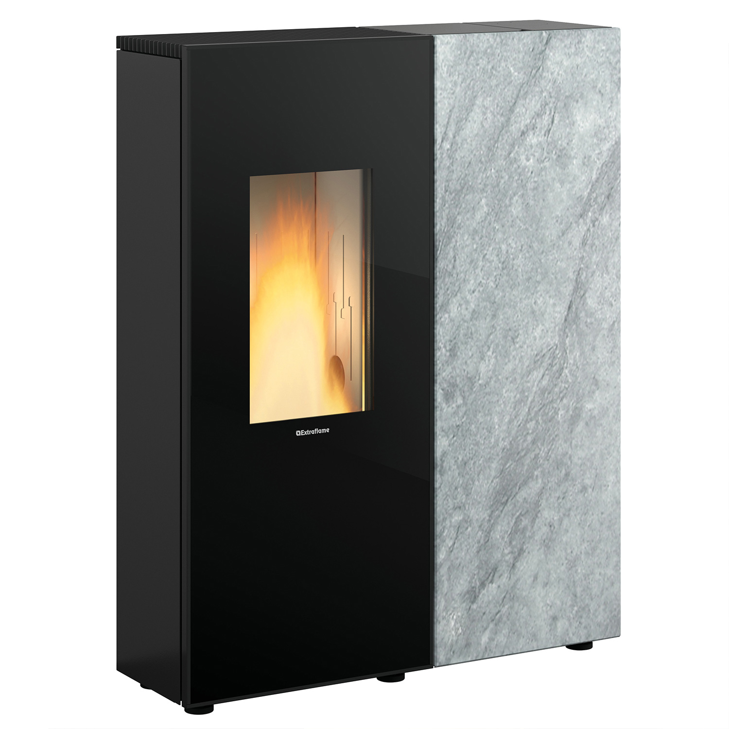 Extraflame Prestige Line Sharon Plus Petra Pelletofen Naturstein
