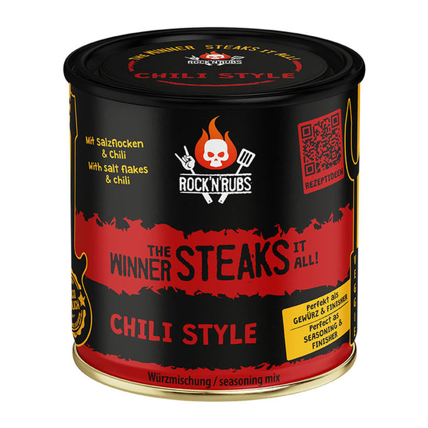 Rock n Rubs Gold Line The winner steaks it all Chili Style 180g