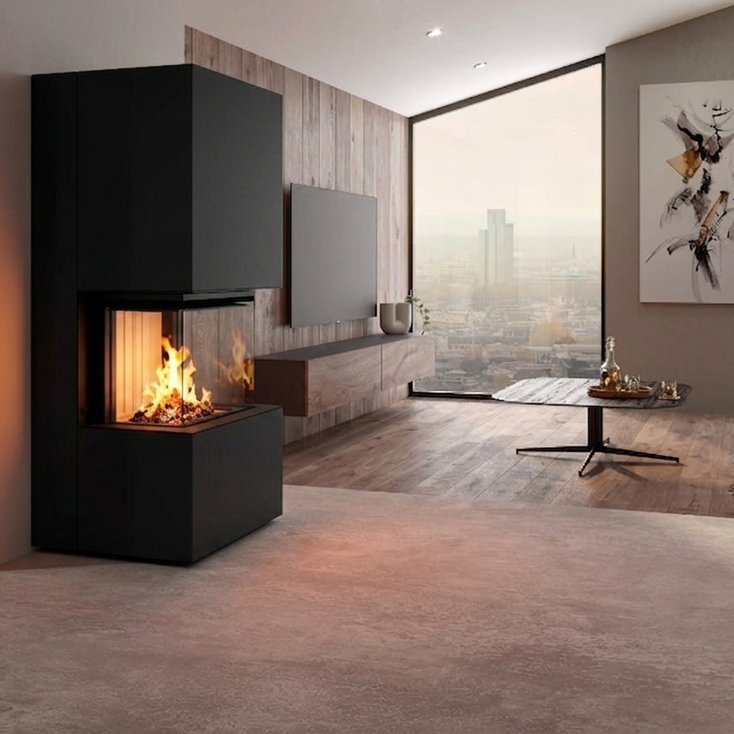 Spartherm Ares Kaminbausatz RLA Nero