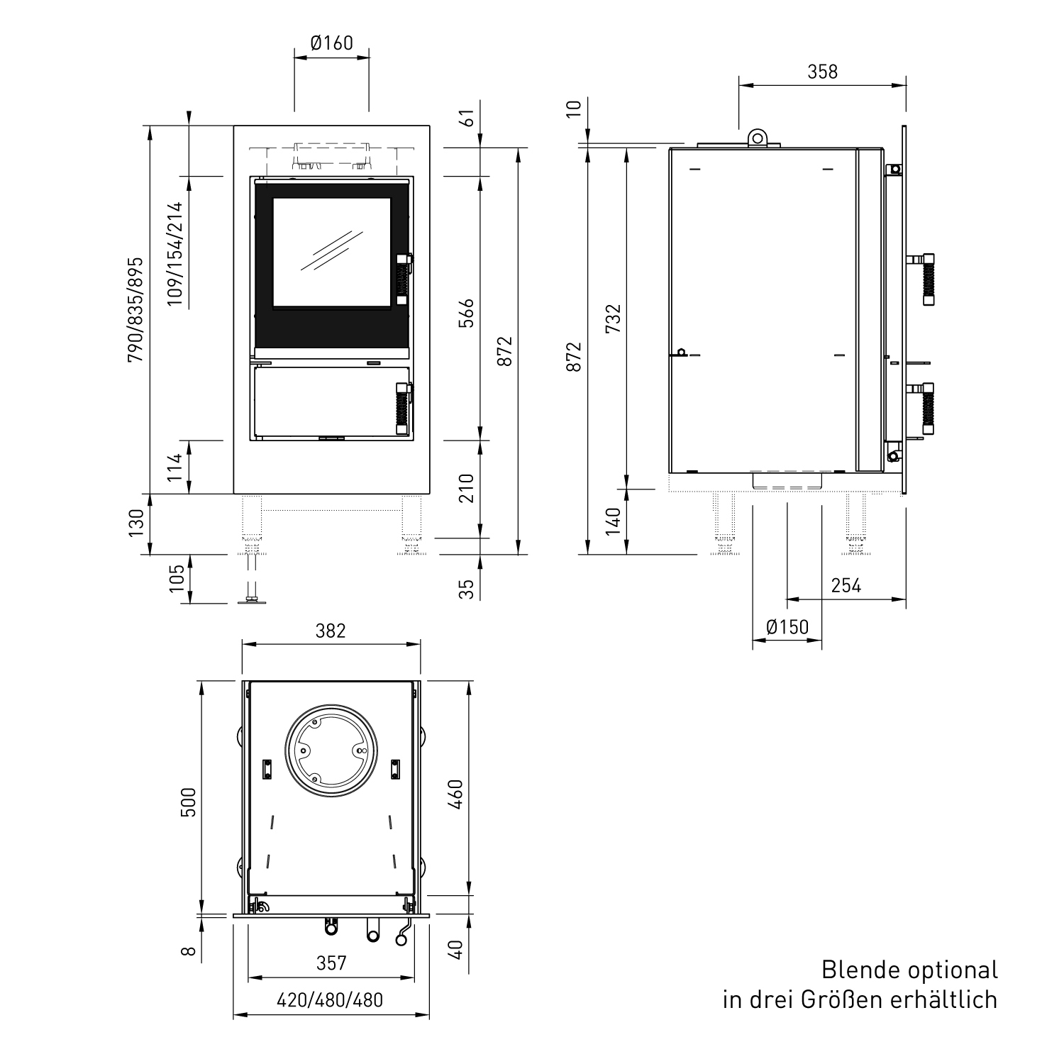 Spartherm Renova Cs-50 Kamineinsatz links Spartherm Renova Cs-50 Kamineinsatz links