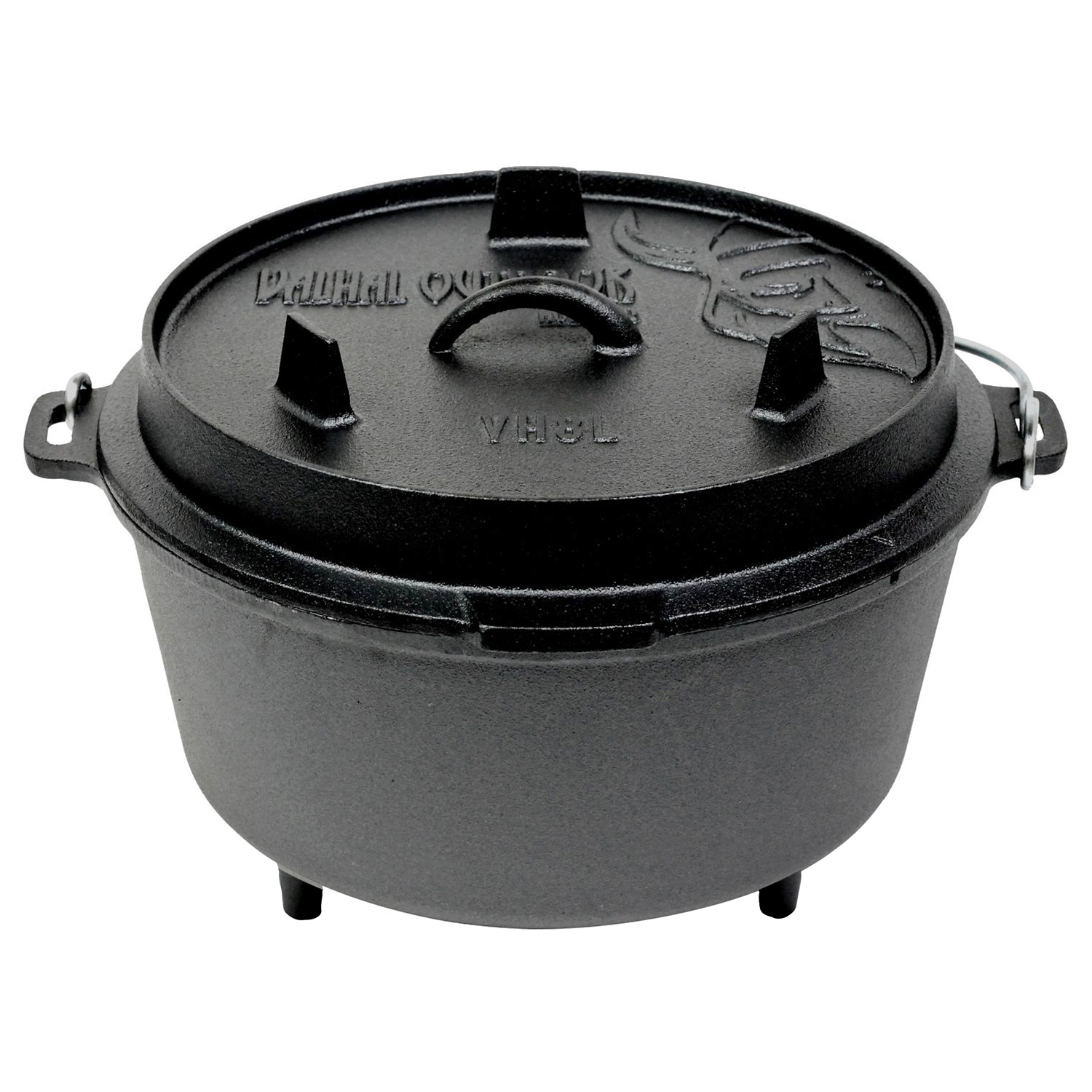 Valhal Outdoor Dutch Oven 8 l mit Füßen Valhal Outdoor Dutch Oven 8 l mit Füßen