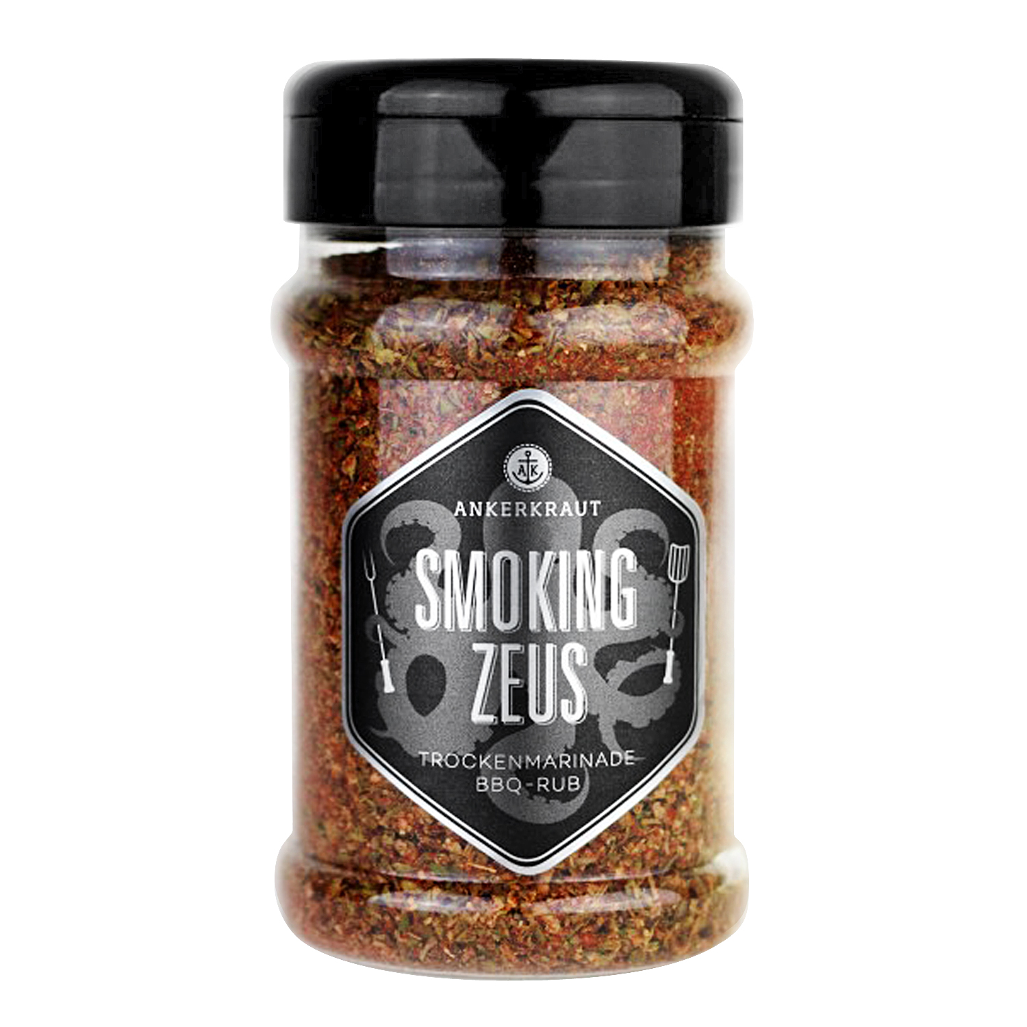 Ankerkraut BBQ-Rub Smoking Zeus 200 g Streuer Ankerkraut BBQ-Rub Smoking Zeus 200 g Streuer