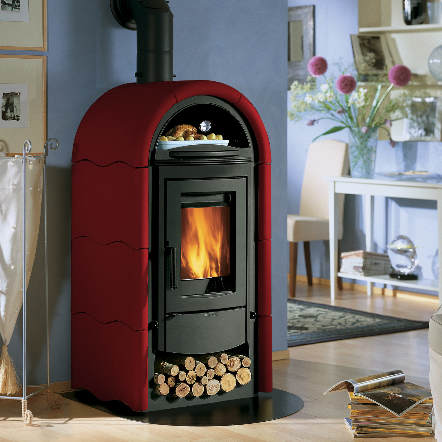 La Nordica Stefany Forno Kaminofen Bordeaux