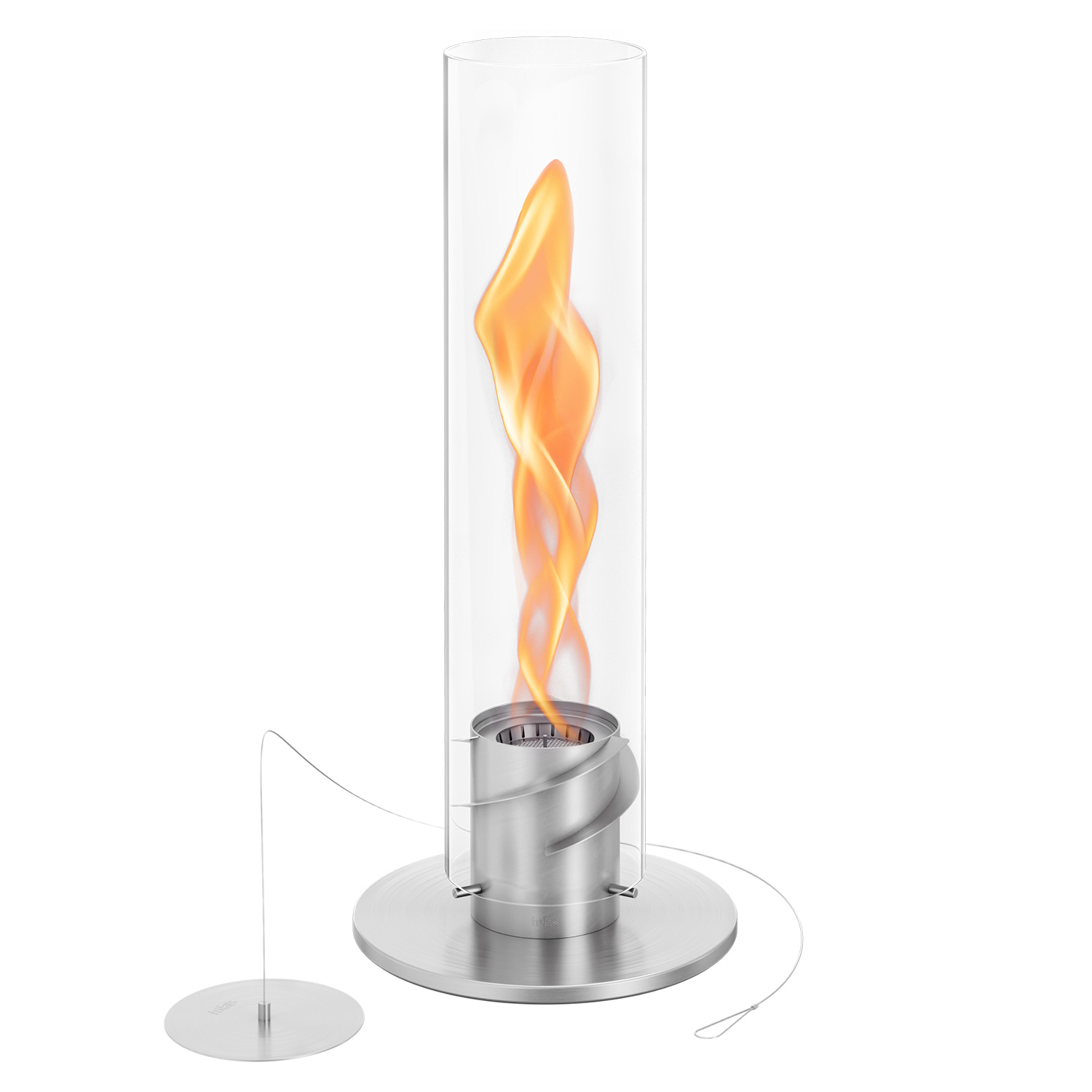 höfats SPIN 900 Tischfeuer Silber