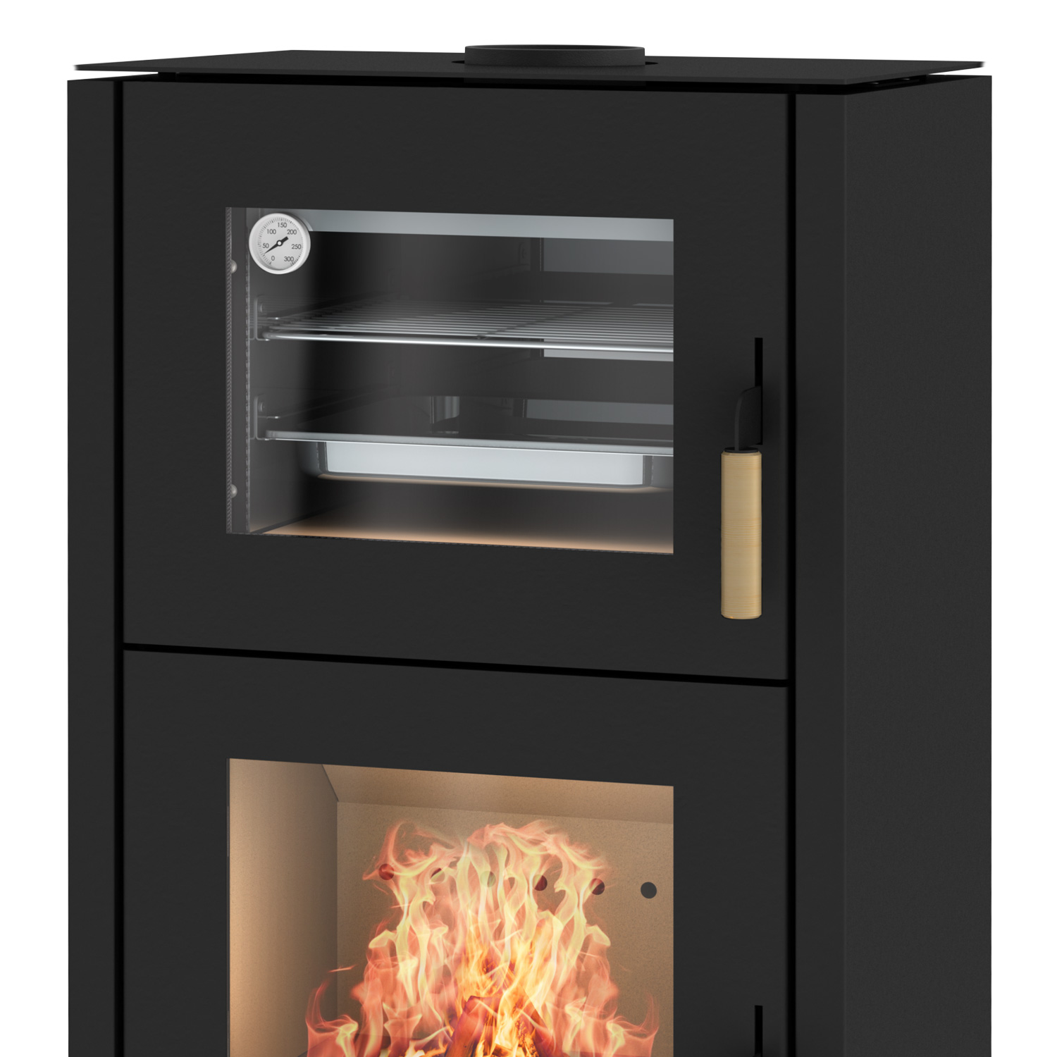 Fireplace Elite Inda Kaminofen Stahl Schwarz