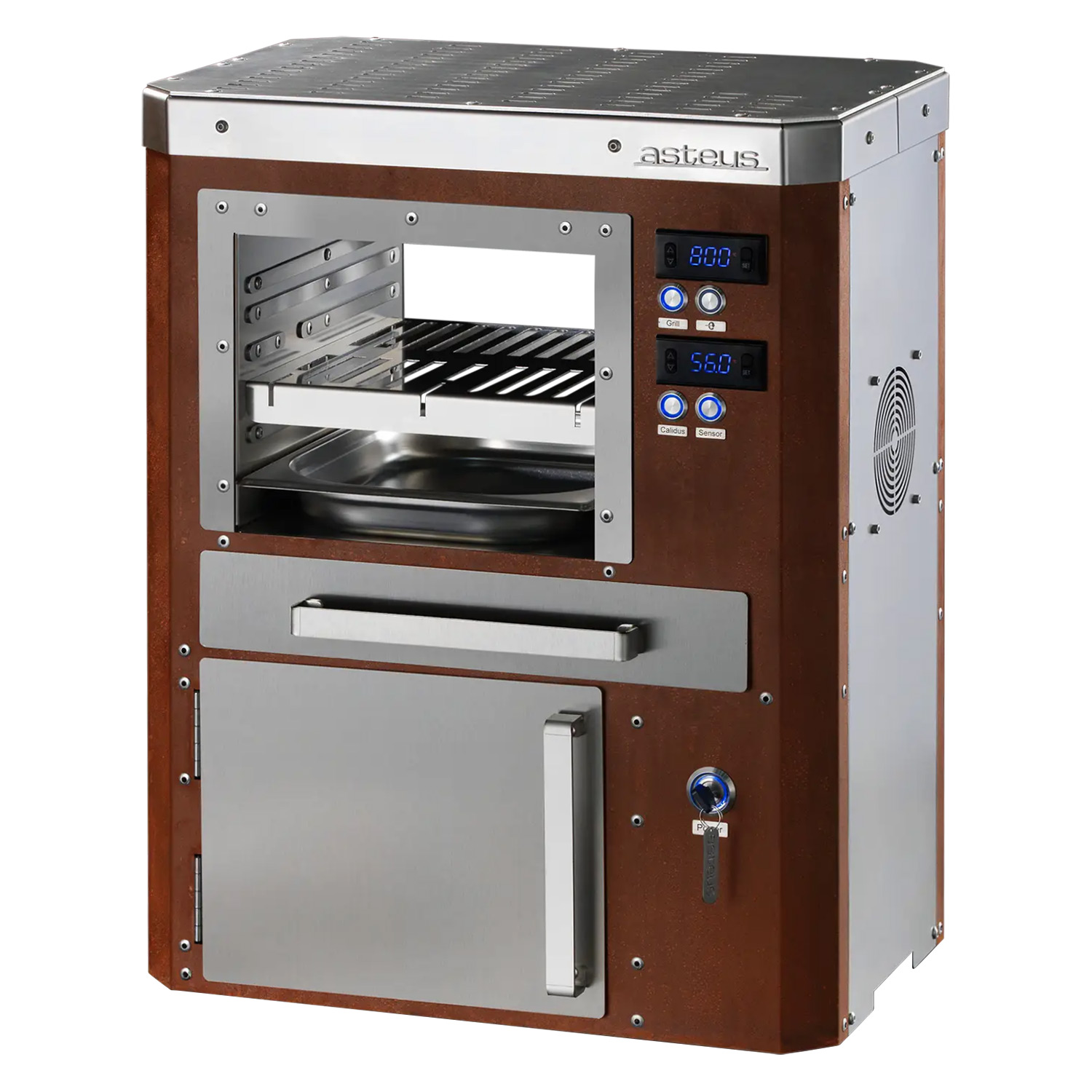 Asteus Segula 800° Lifestyle Elektrogrill braun emailliert inkl. Abdeckhaube Asteus Segula 800° Lifestyle Elektrogrill braun emailliert inkl. Abdeckhaube