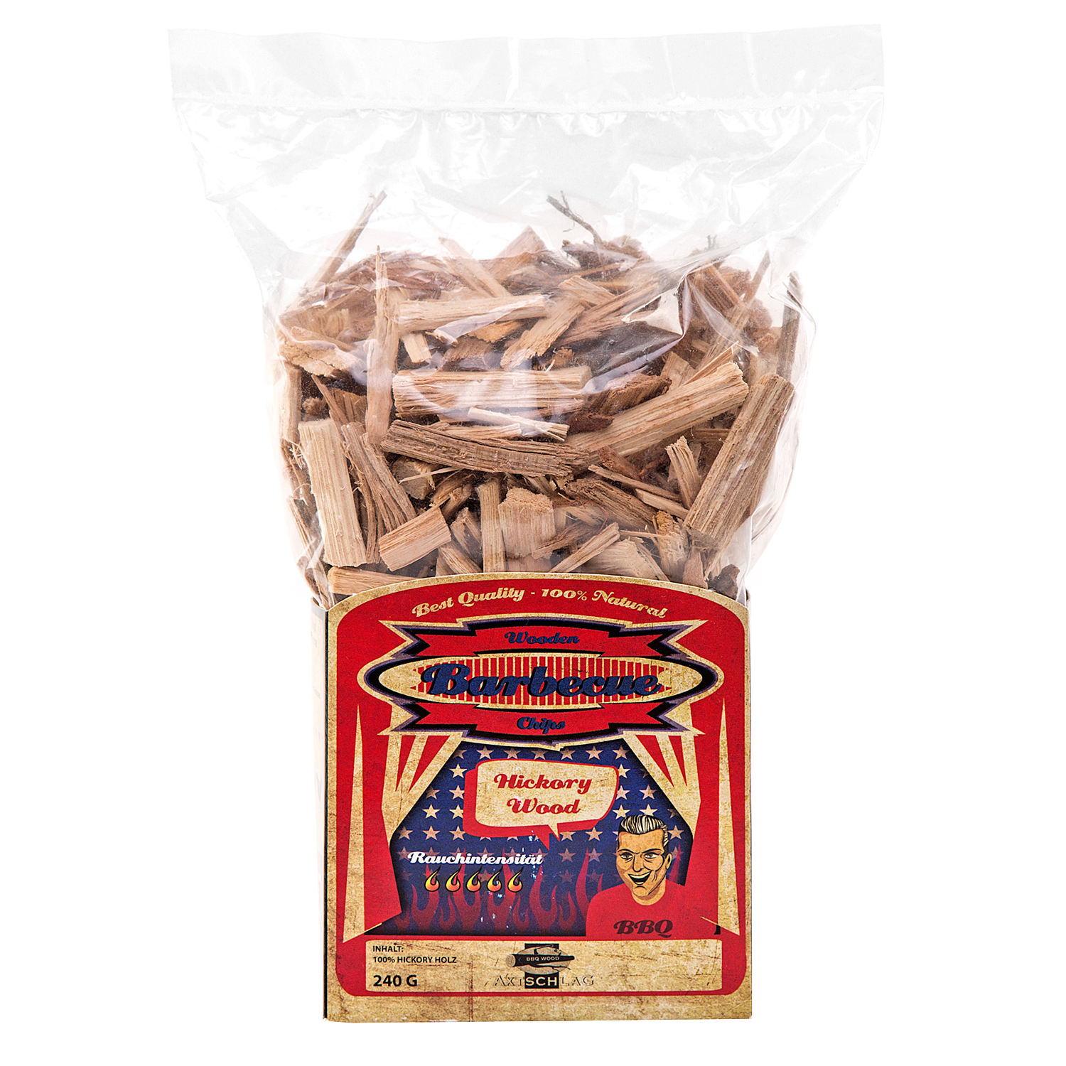 Axtschlag Wood Smoking Chips Hickory 240 g Axtschlag Wood Smoking Chips Hickory 240 g