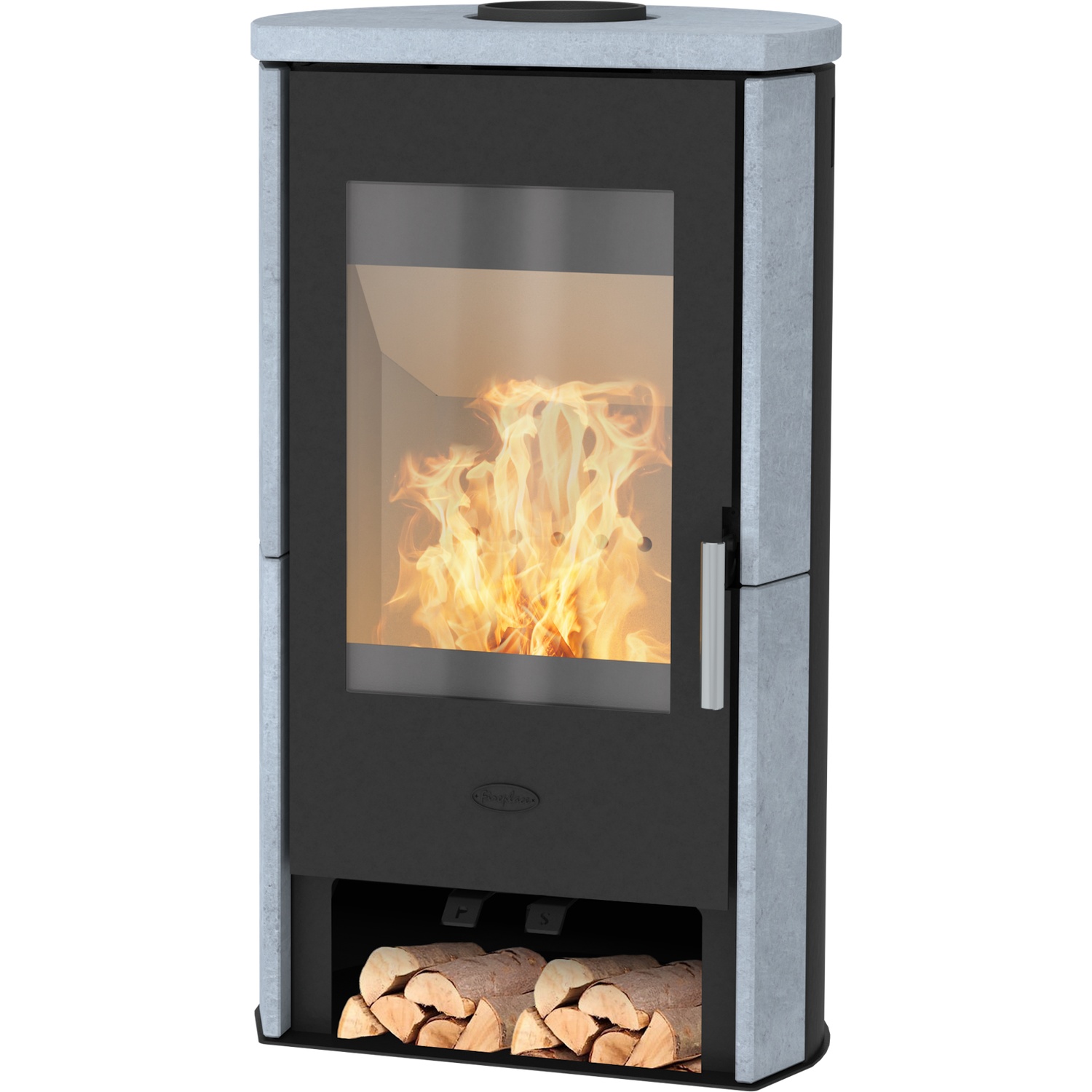 Fireplace Lorna Kaminofen Speckstein