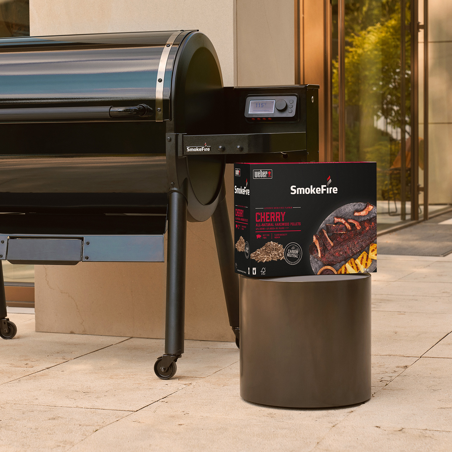 Weber SmokeFire-Hartholzpellets Kirsche 8 kg