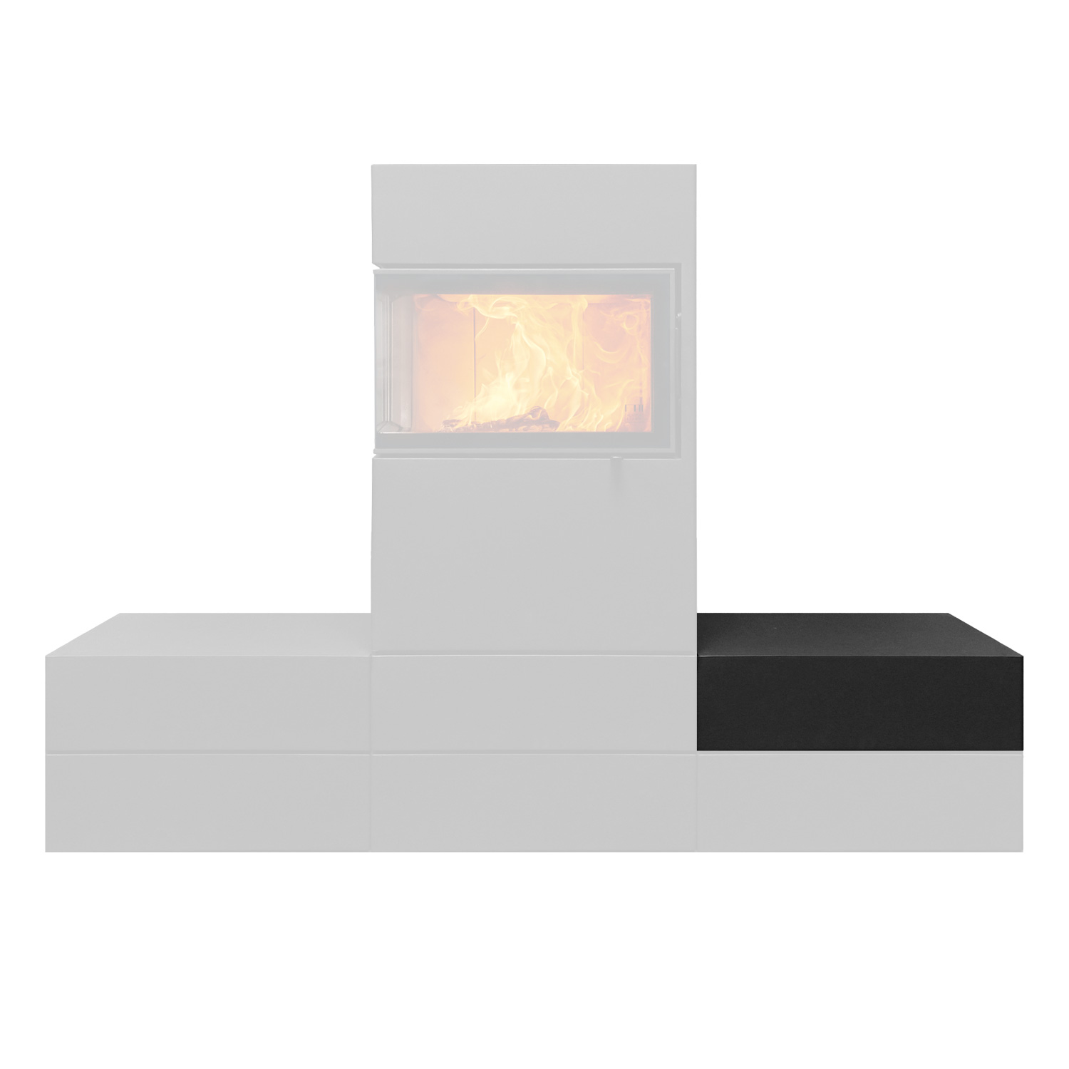 Austroflamm Dexter 2.0 & S3 Beistellbox 618 x 191 mm oben
