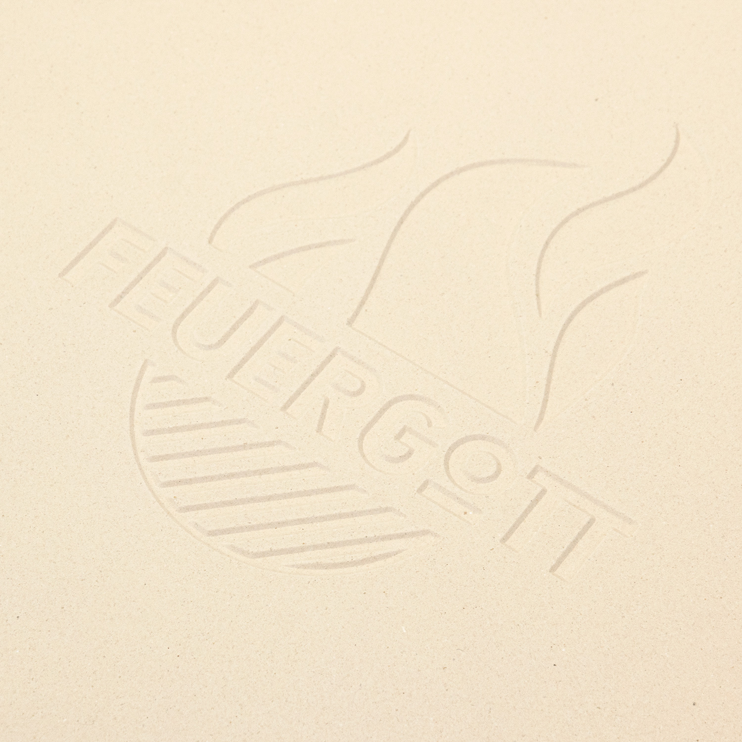 Feuergott Pizzastein glasiert, rund Feuergott Pizzastein glasiert, rund