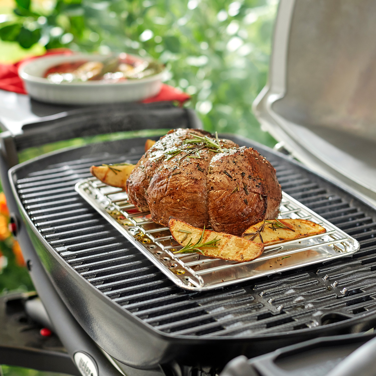 Weber Hitzeschild für Bratenrost klein für Q-Serie, 4 Stück Weber Hitzeschild für Bratenrost klein für Q-Serie, 4 Stück