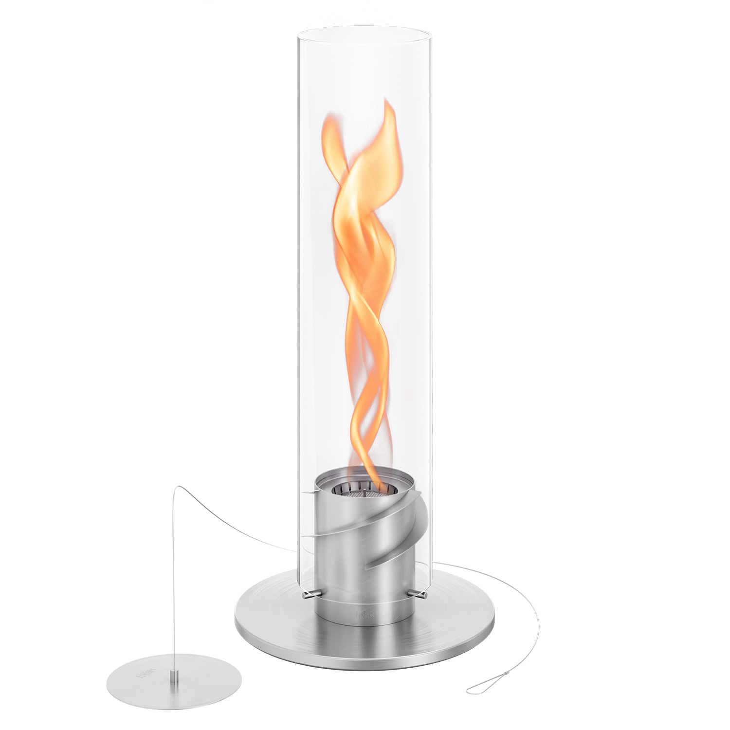 höfats SPIN 1200 Tischfeuer Silber