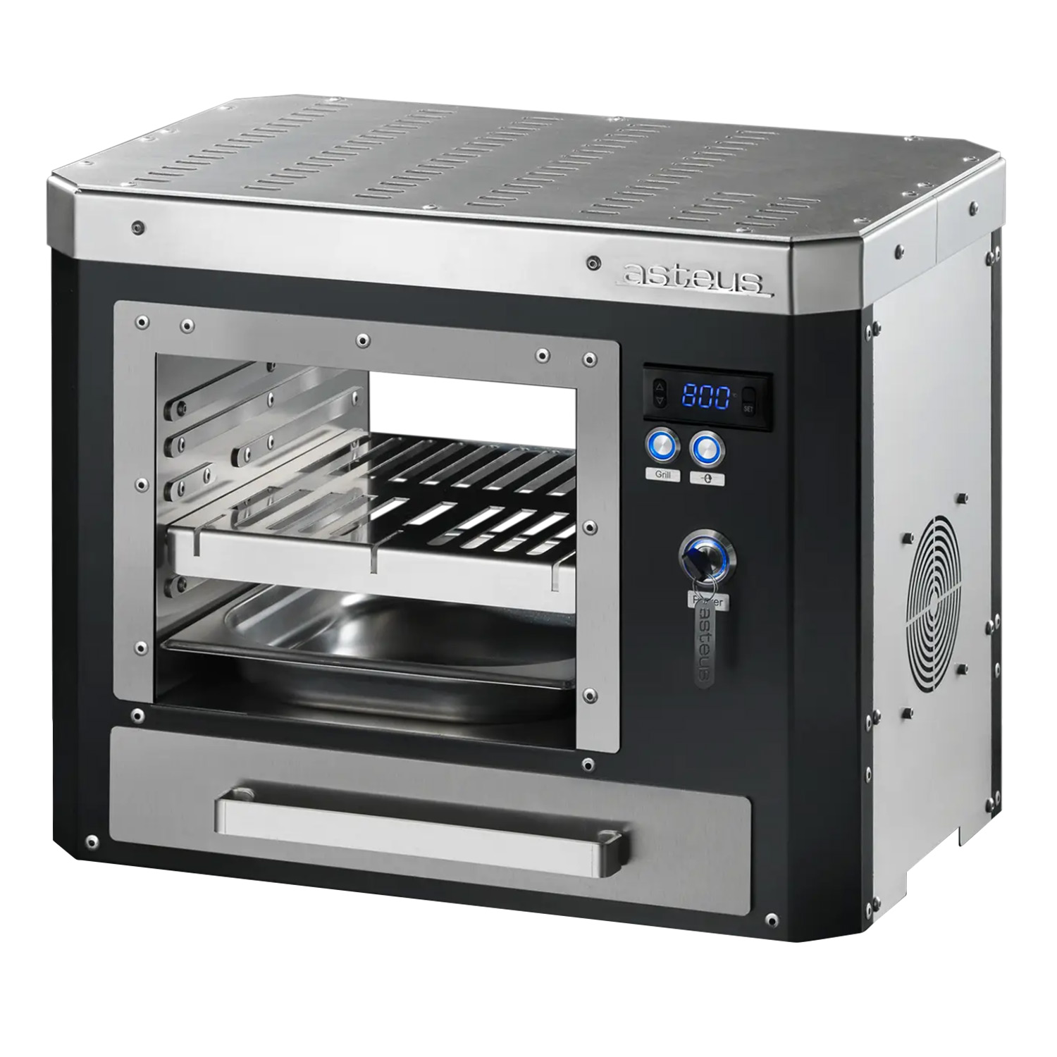 Asteus Tarso 800° Lifestyle Elektrogrill schwarz emailliert inkl. Abdeckhaube Asteus Tarso 800° Lifestyle Elektrogrill schwarz emailliert inkl. Abdeckhaube