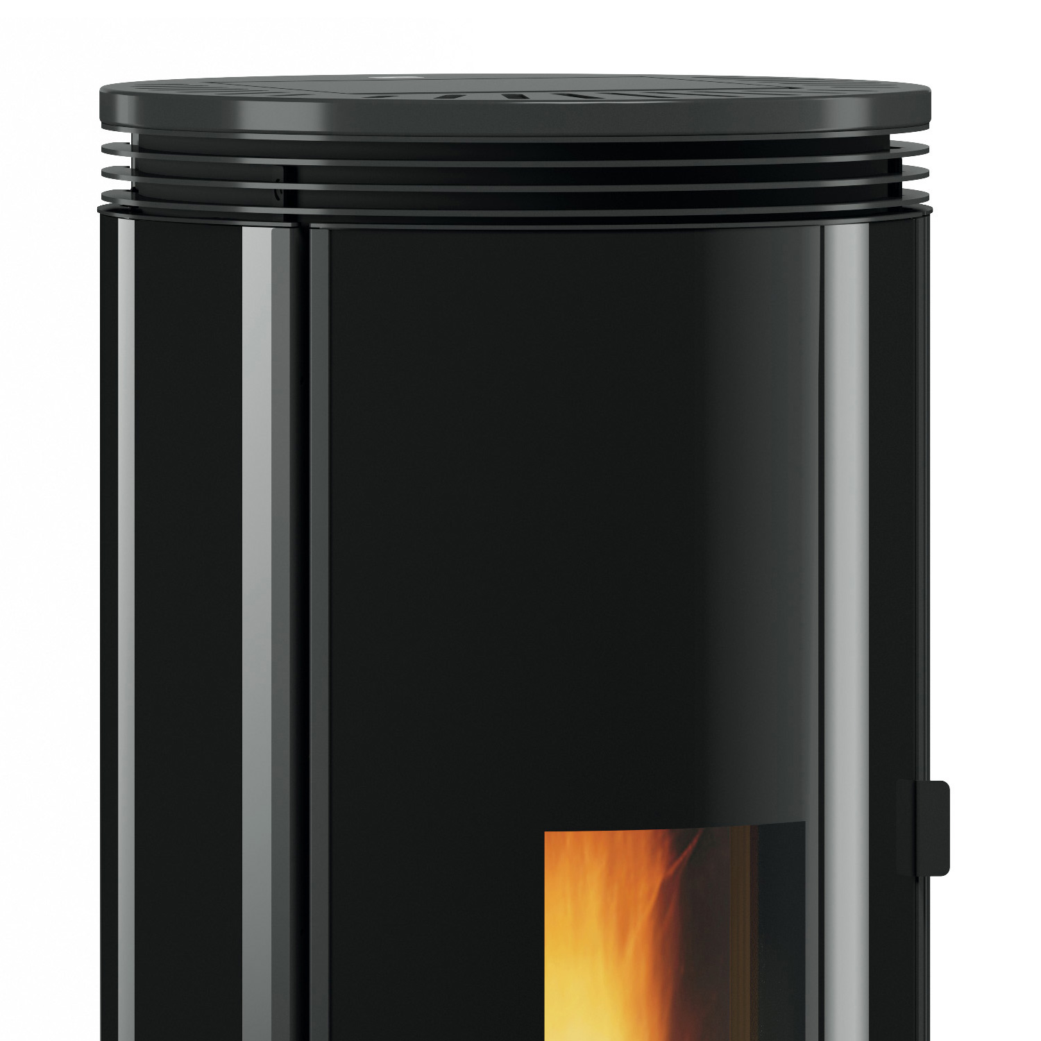 Extraflame Prestige Line Pamela Pelletofen Stahl Crystal Schwarz