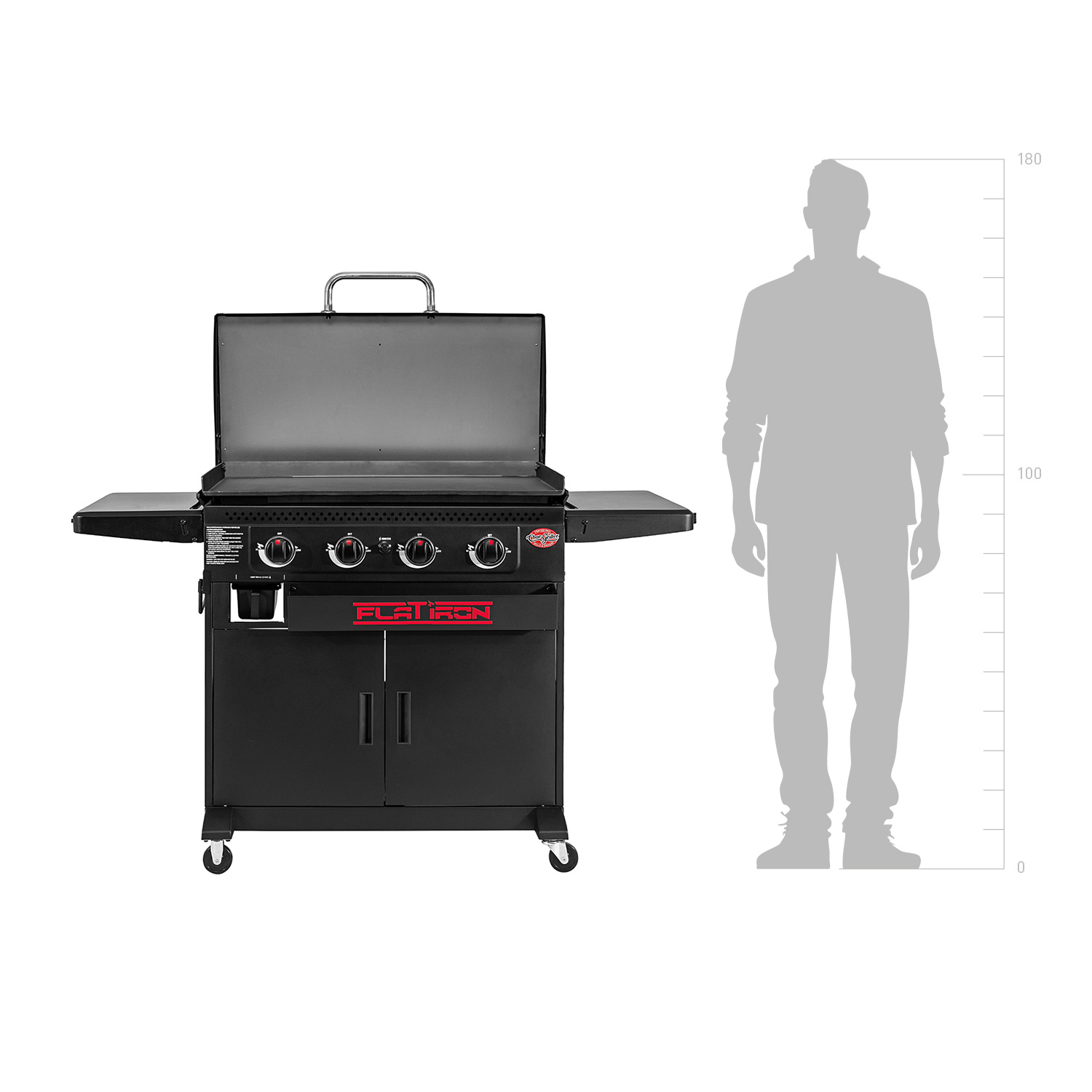 Char-Griller Flat Iron 4 Brenner Griddle Gasgrill