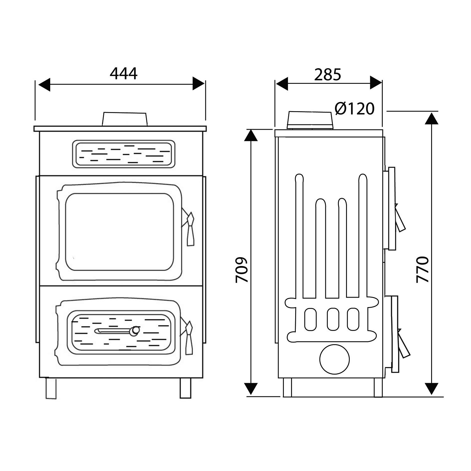 Wamsler 10960F-WO Werkstattofen RR oben