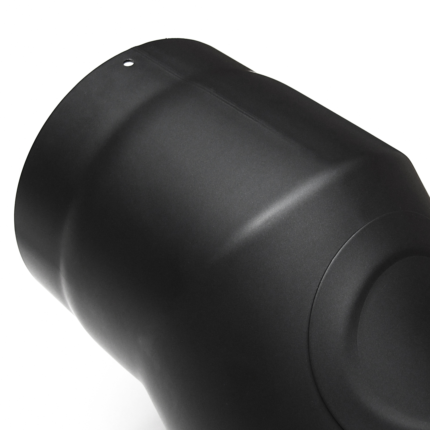 Raik Basic Rauchrohrbogen 200mm schwarz 90° mit Tür für Rauchrohr / Ofenrohr
