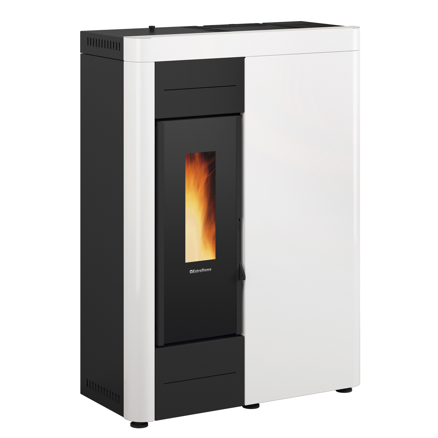 Extraflame Virna Idro 16 Wasserführender Pelletofen Weiß