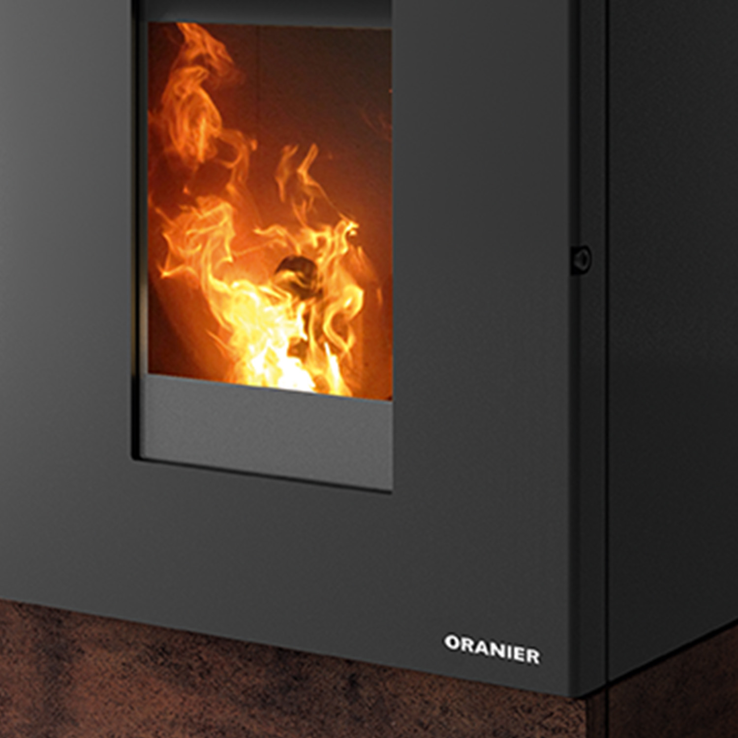 Oranier Boreas Pelletofen Sintered Stone Korten LAS