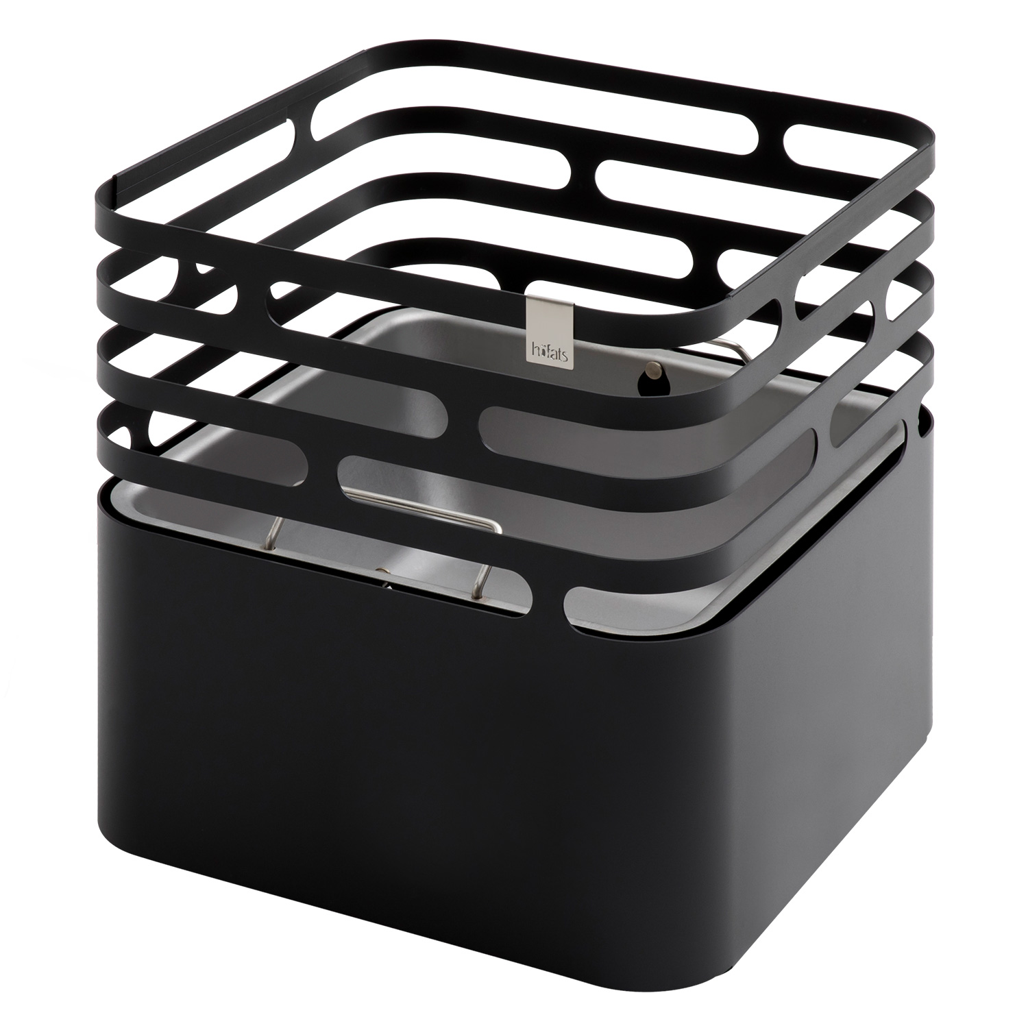 höfats CUBE Feuerkorb Schwarz
