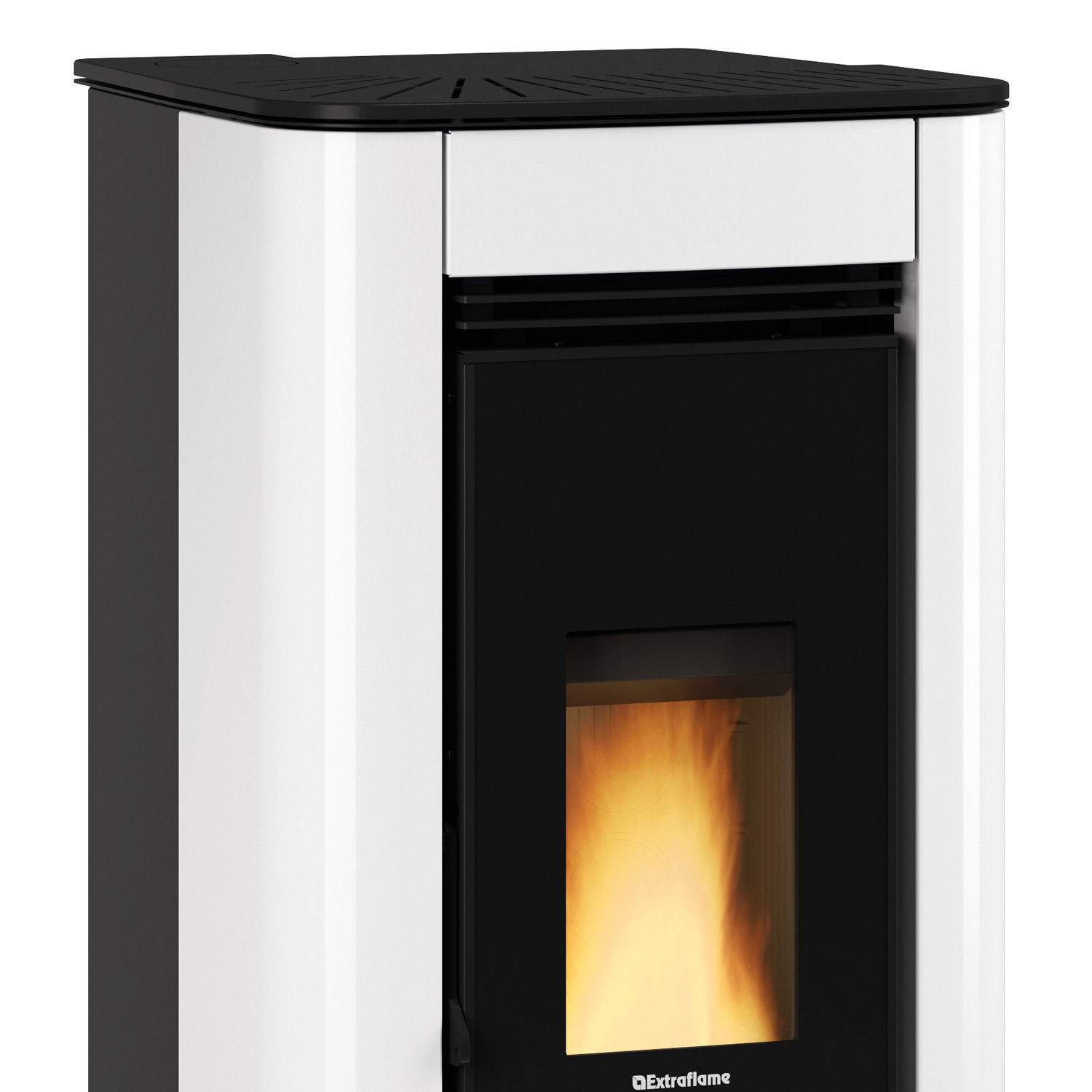 Extraflame Evolution Line Ilary Plus Pelletofen Stahl Weiß Extraflame Evolution Line Ilary Plus Pelletofen Stahl Weiß
