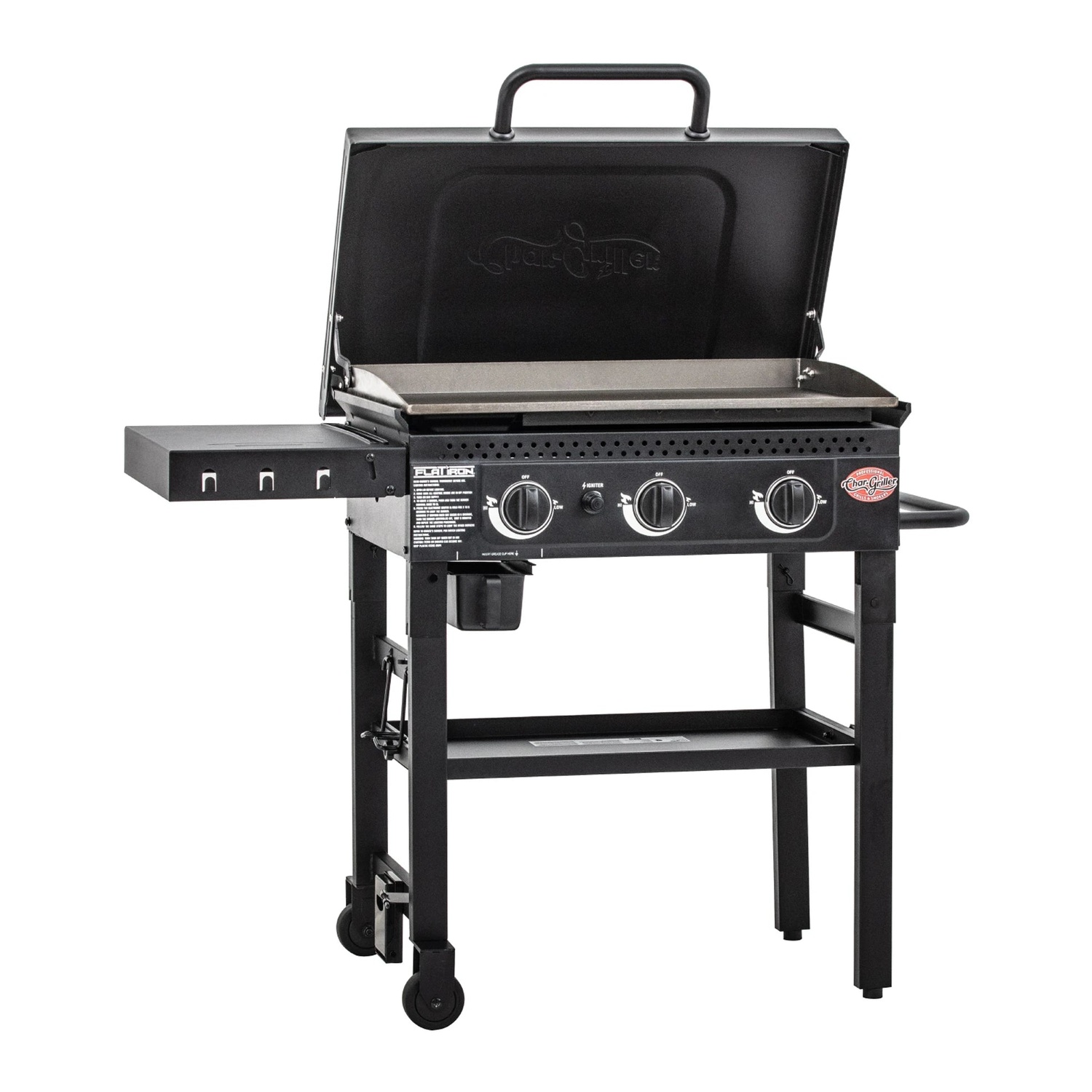 Char-Griller Flat Iron™ 3-Brenner Gas-Plancha (ohne Druckminderer)