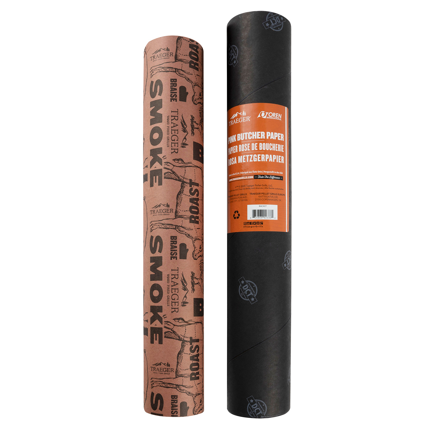Traeger X Oren Pink BBQ Butcher Papier Rolle Traeger X Oren Pink BBQ Butcher Papier Rolle