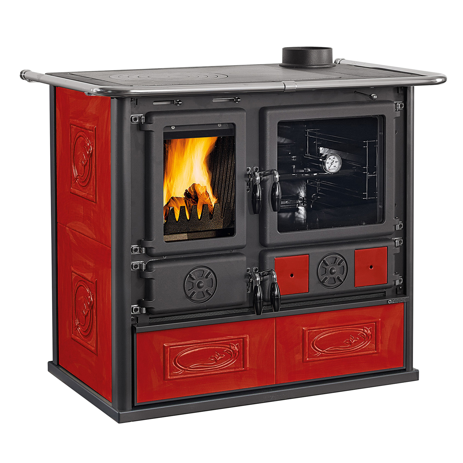 La Nordica Rosa 16 Küchenofen Ceramica Liberty Bordeaux