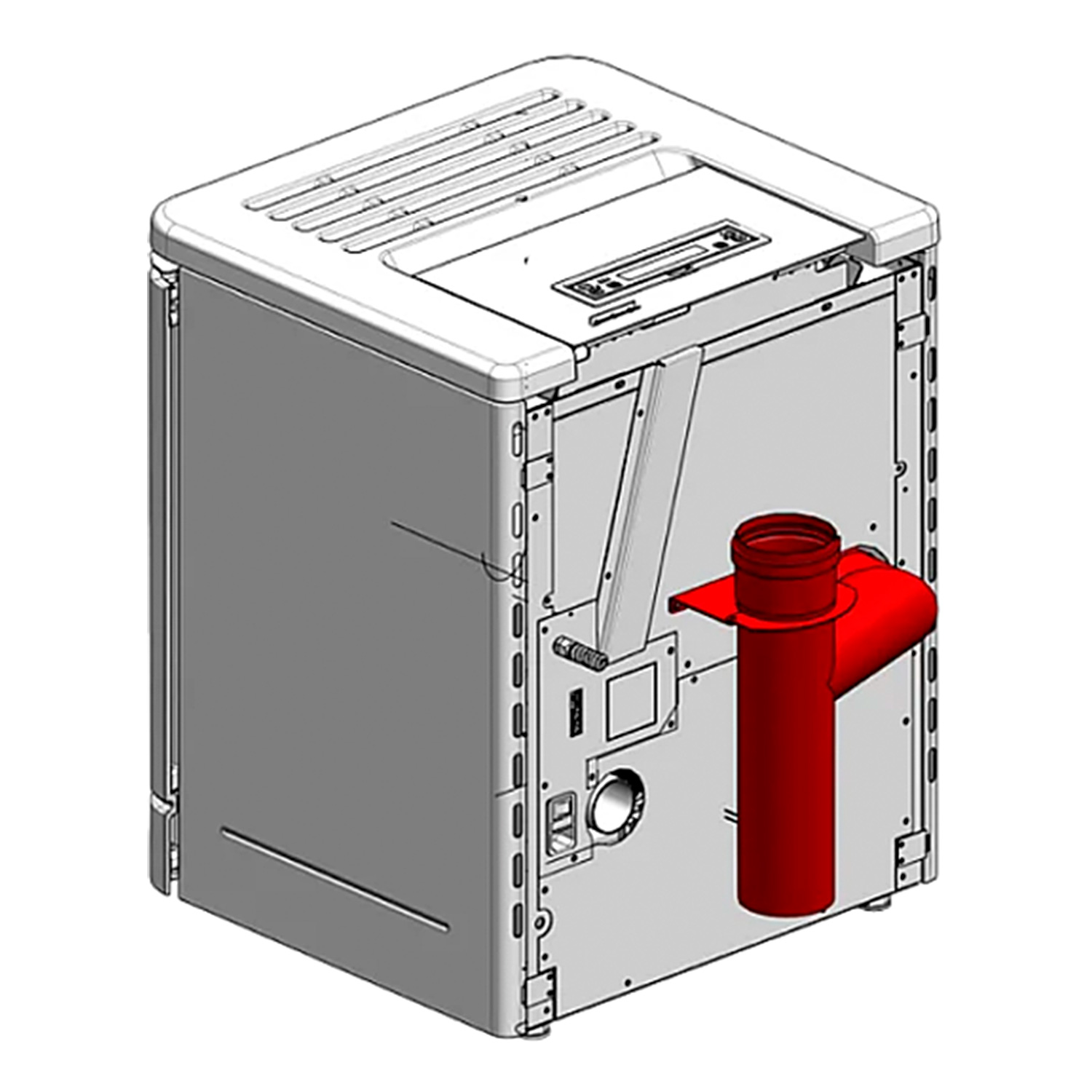 La Nordica Extraflame Prestige Line Peggy Bausatz oberer Rauchabzug